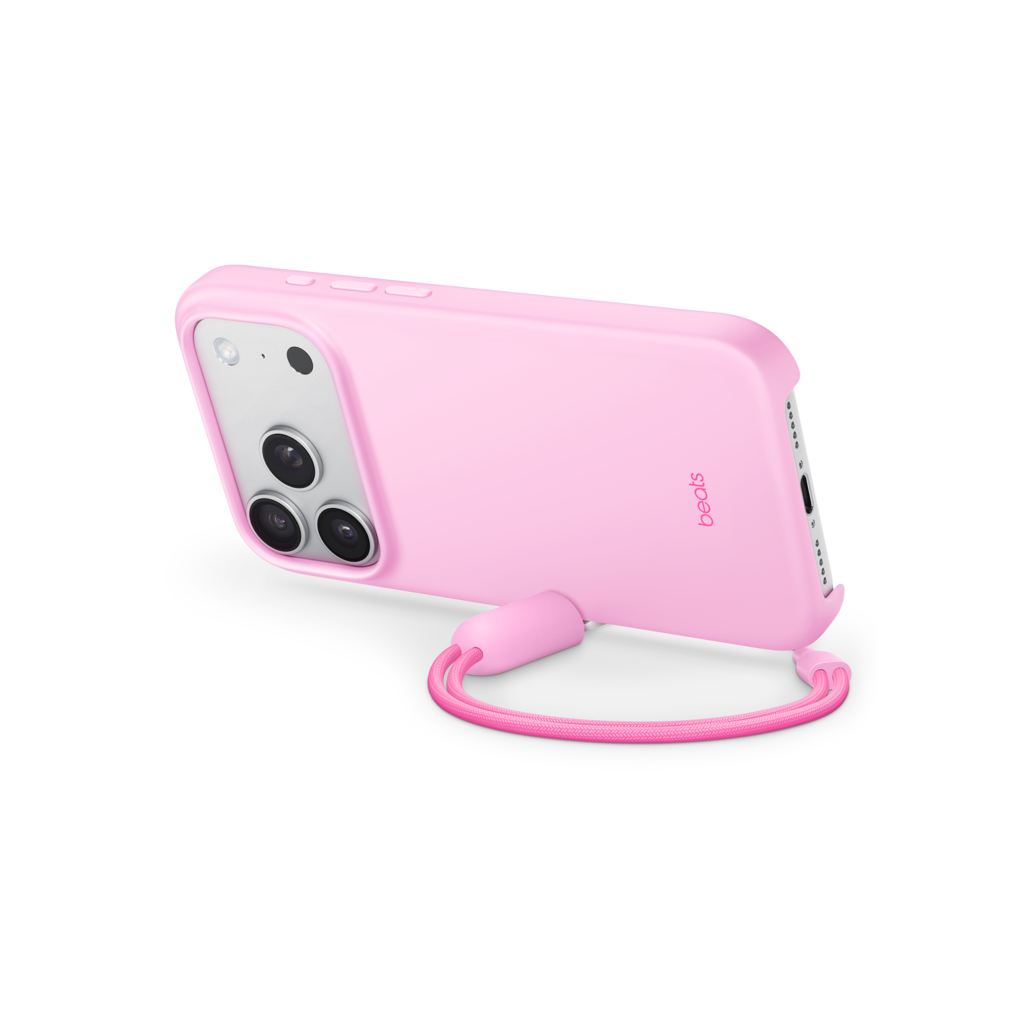 Beats iPhone 17 Pro Kickstand Case with MagSafe and Camera Control — Pebble Pink