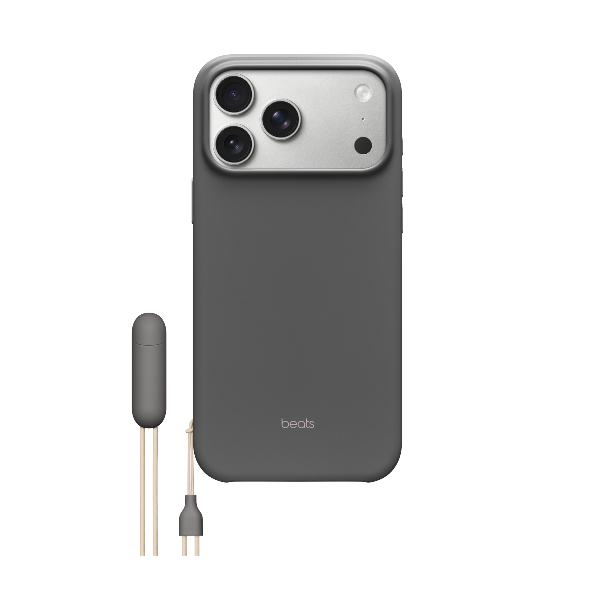 Beats iPhone 17 Pro Max Kickstand Case with MagSafe and Camera Control — Granite Gray