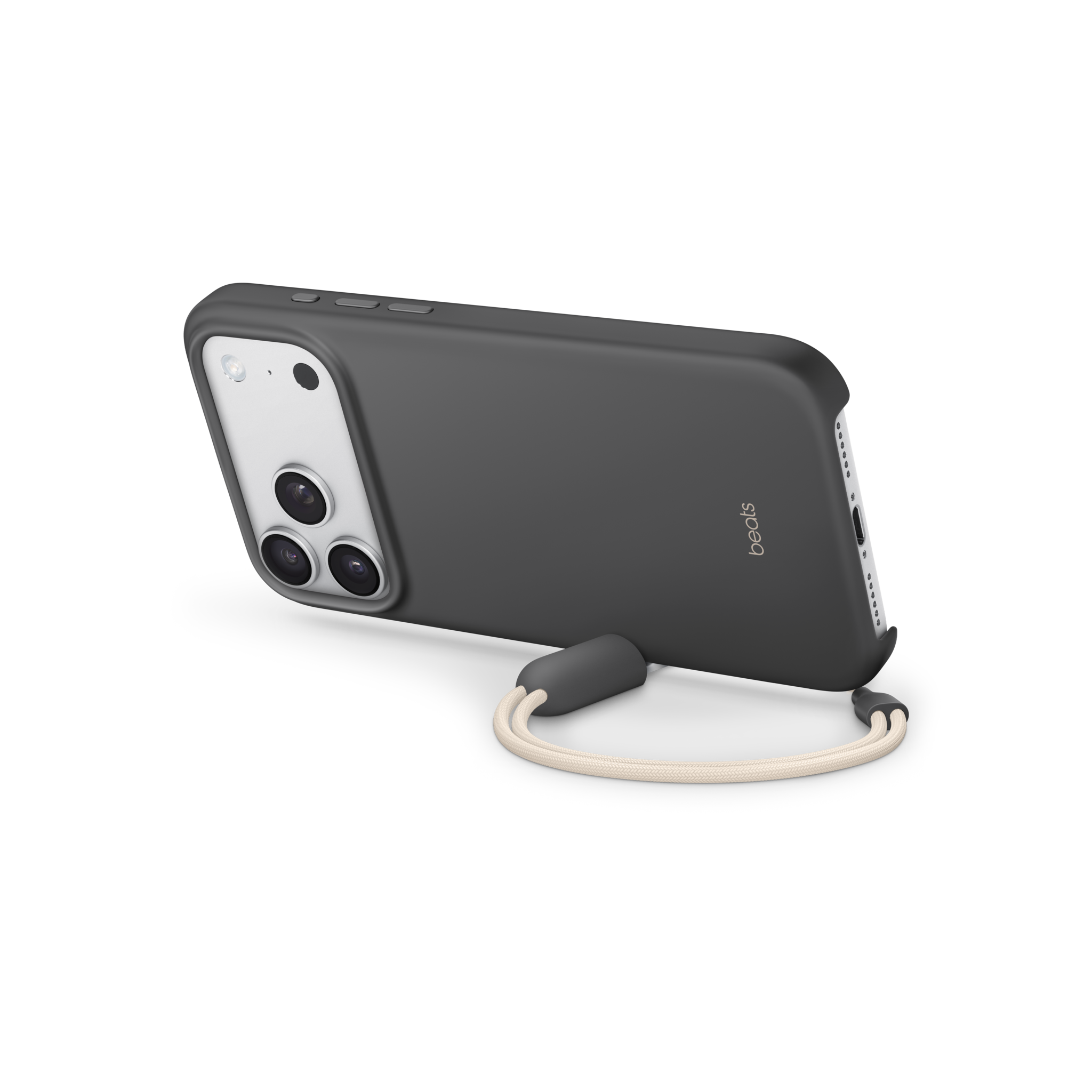 Beats iPhone 17 Pro Max Kickstand Case with MagSafe and Camera Control — Granite Gray
