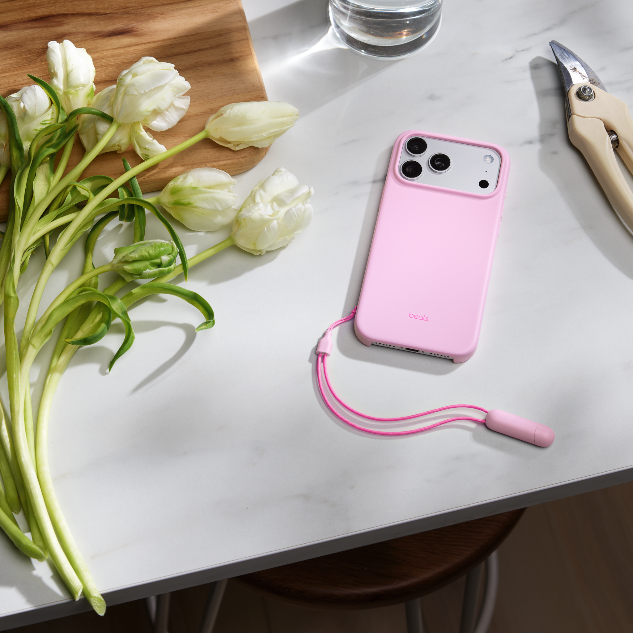 Beats iPhone 17 Pro Max Kickstand Case with MagSafe and Camera Control — Pebble Pink