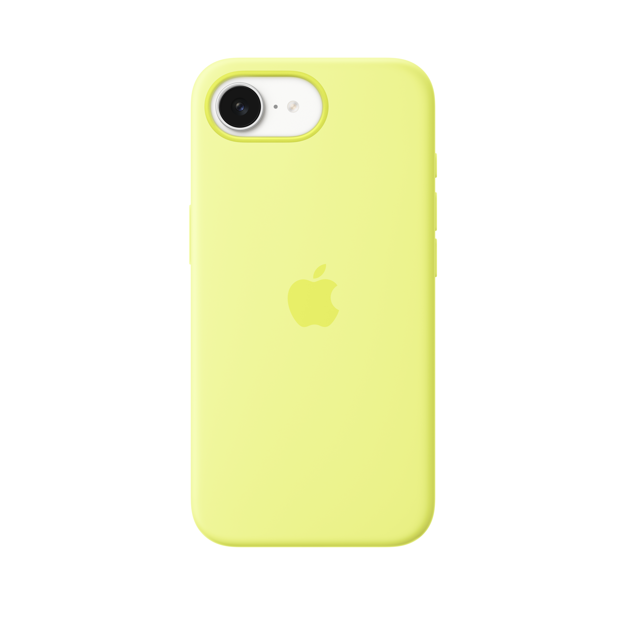 iPhone 16e Silicone Case — Neon Yellow