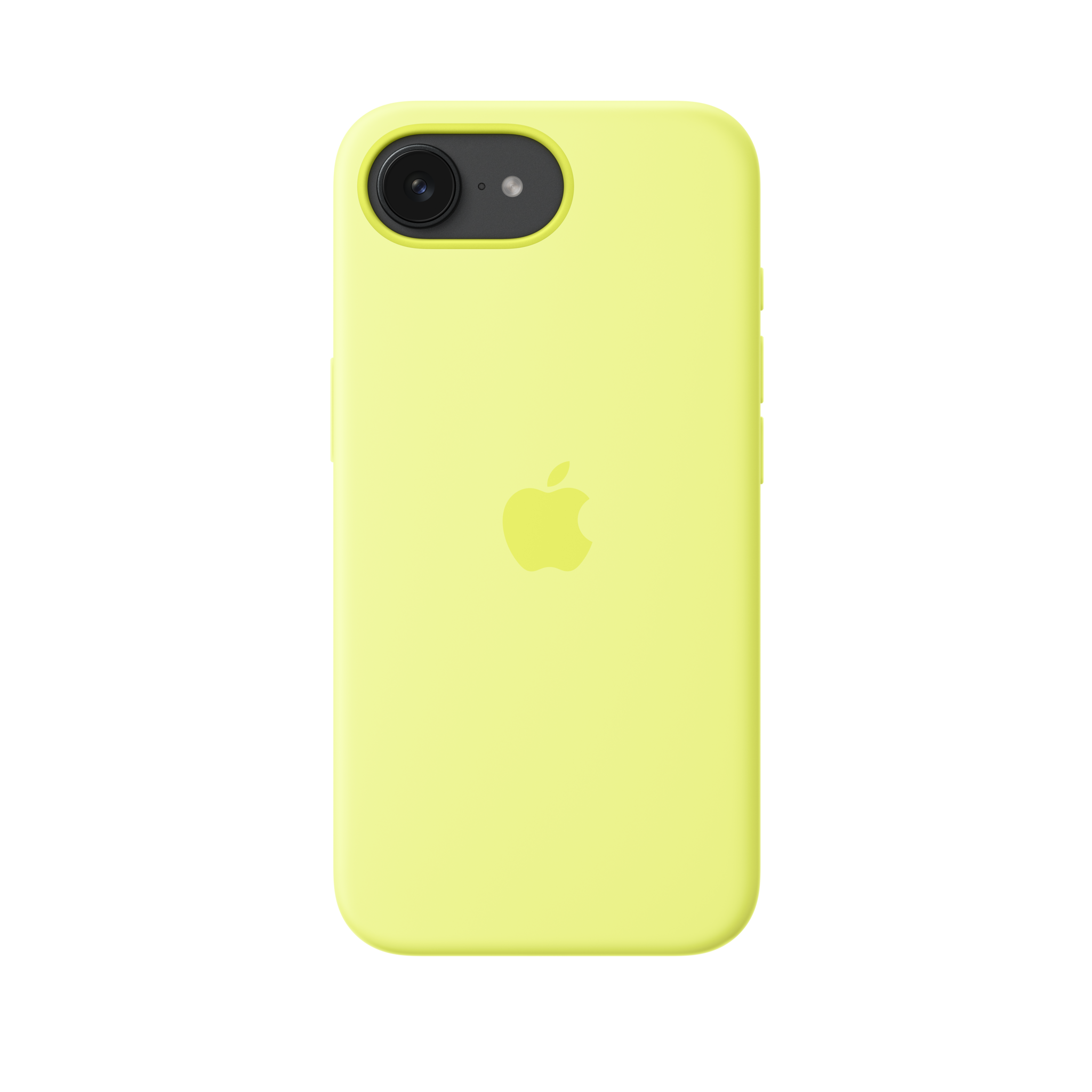 iPhone 16e Silicone Case — Neon Yellow
