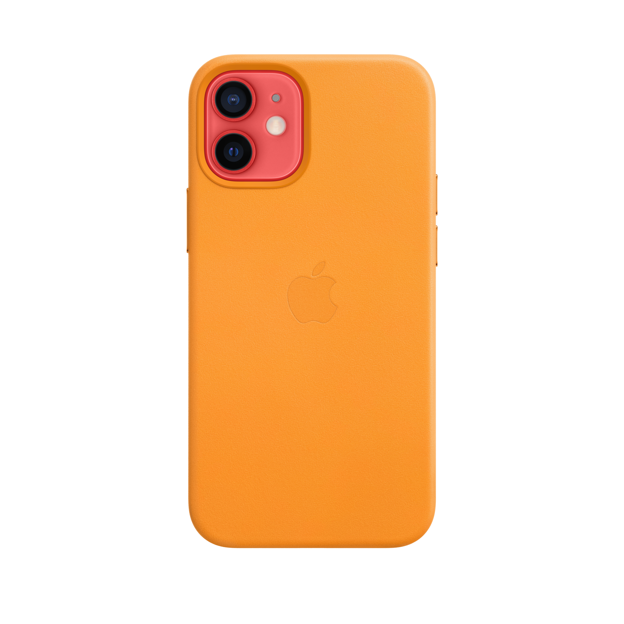 iPhone 12 mini Leather Case with MagSafe — California Poppy