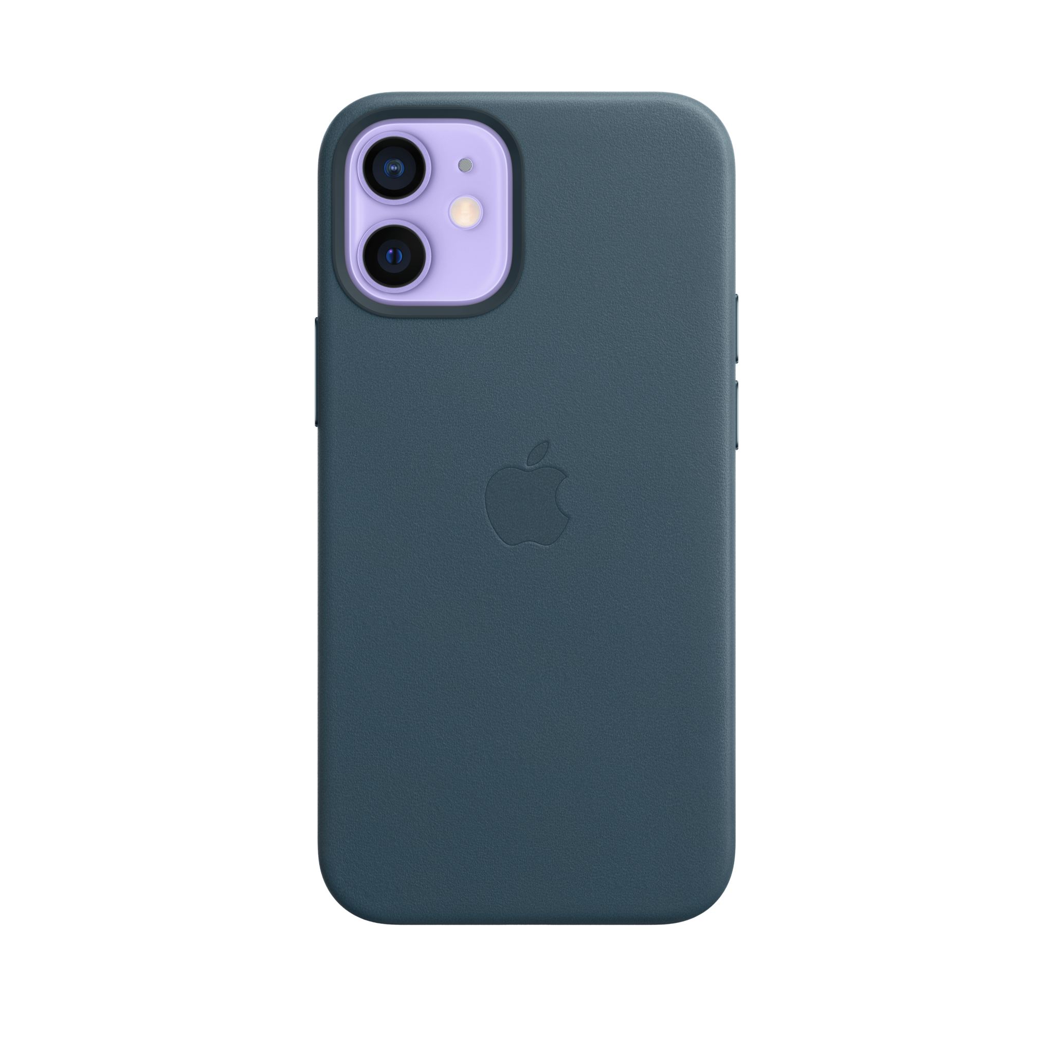 iPhone 12 mini Leather Case with MagSafe — Baltic Blue