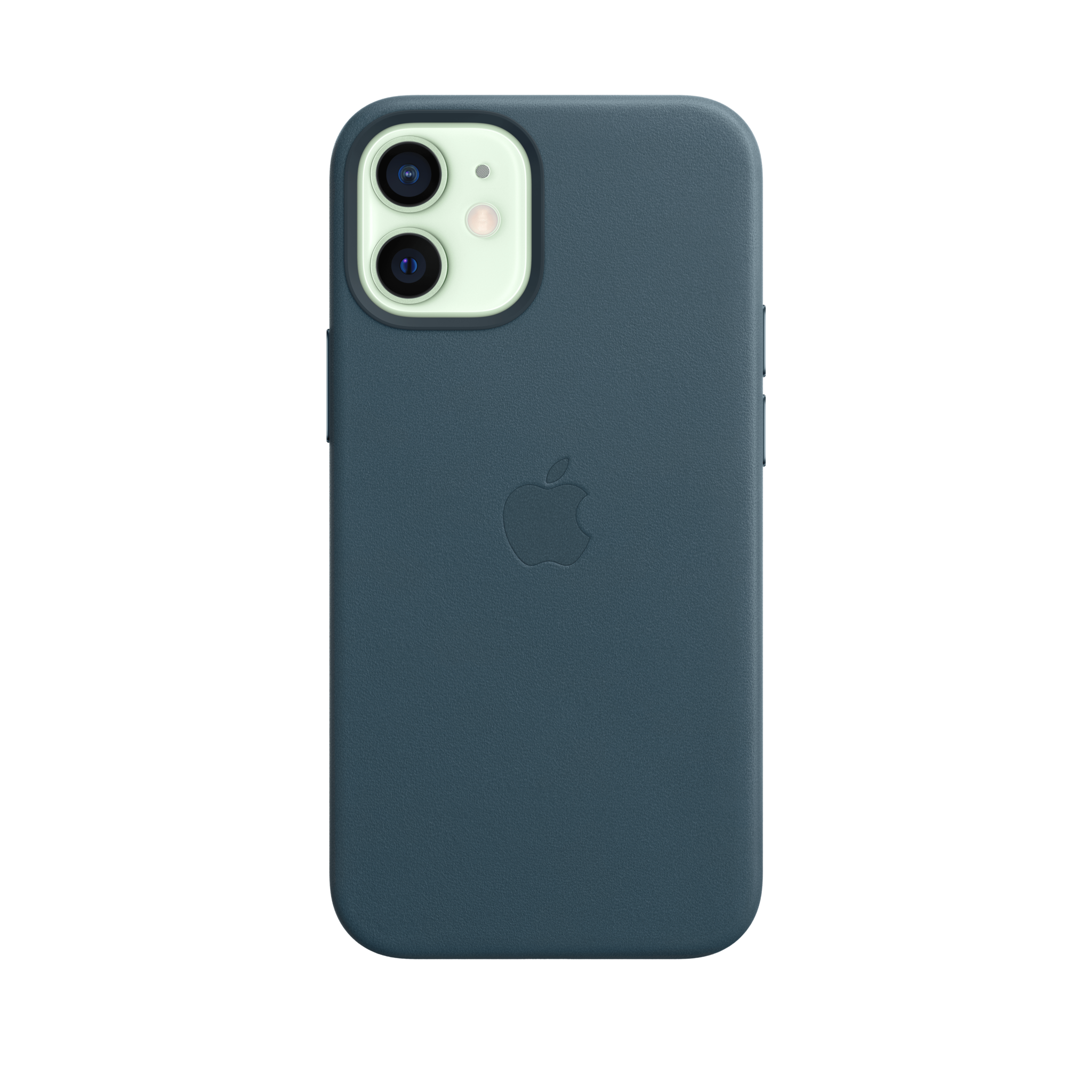 iPhone 12 mini Leather Case with MagSafe — Baltic Blue