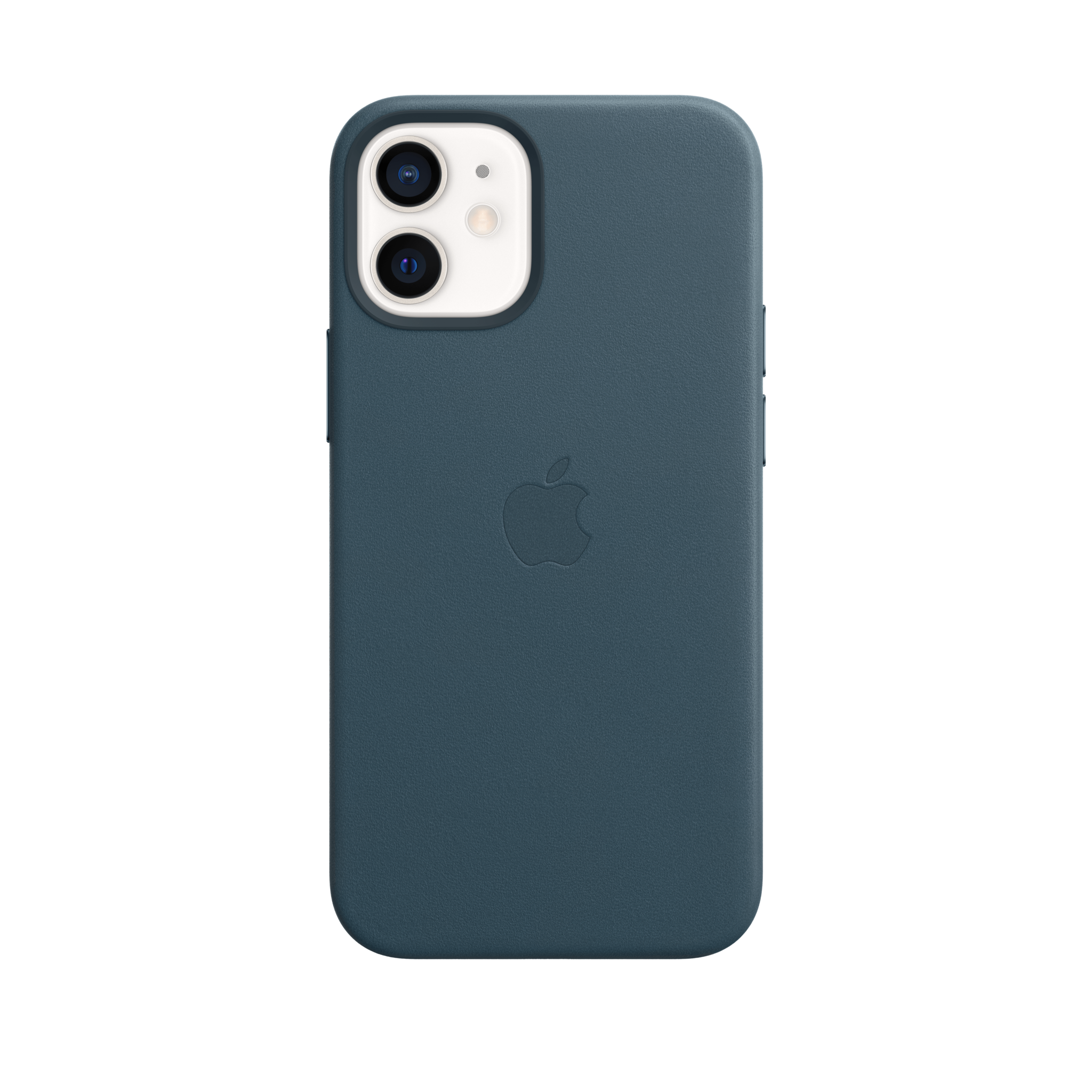 iPhone 12 mini Leather Case with MagSafe — Baltic Blue