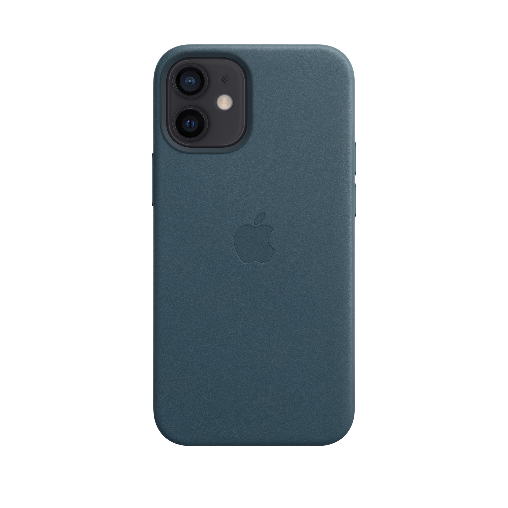iPhone 12 mini Leather Case with MagSafe — Baltic Blue