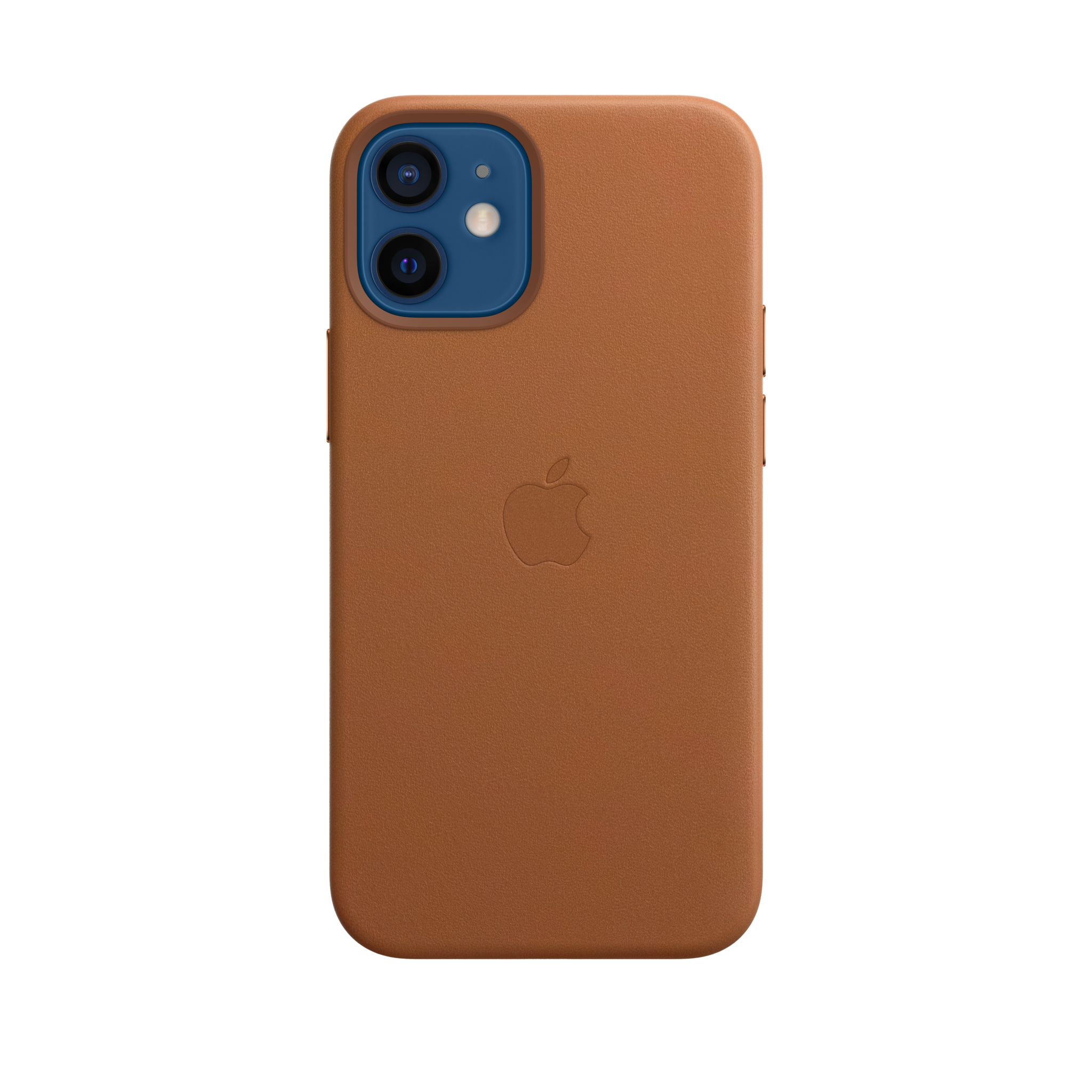 iPhone 12 mini Leather Case with MagSafe — Saddle Brown