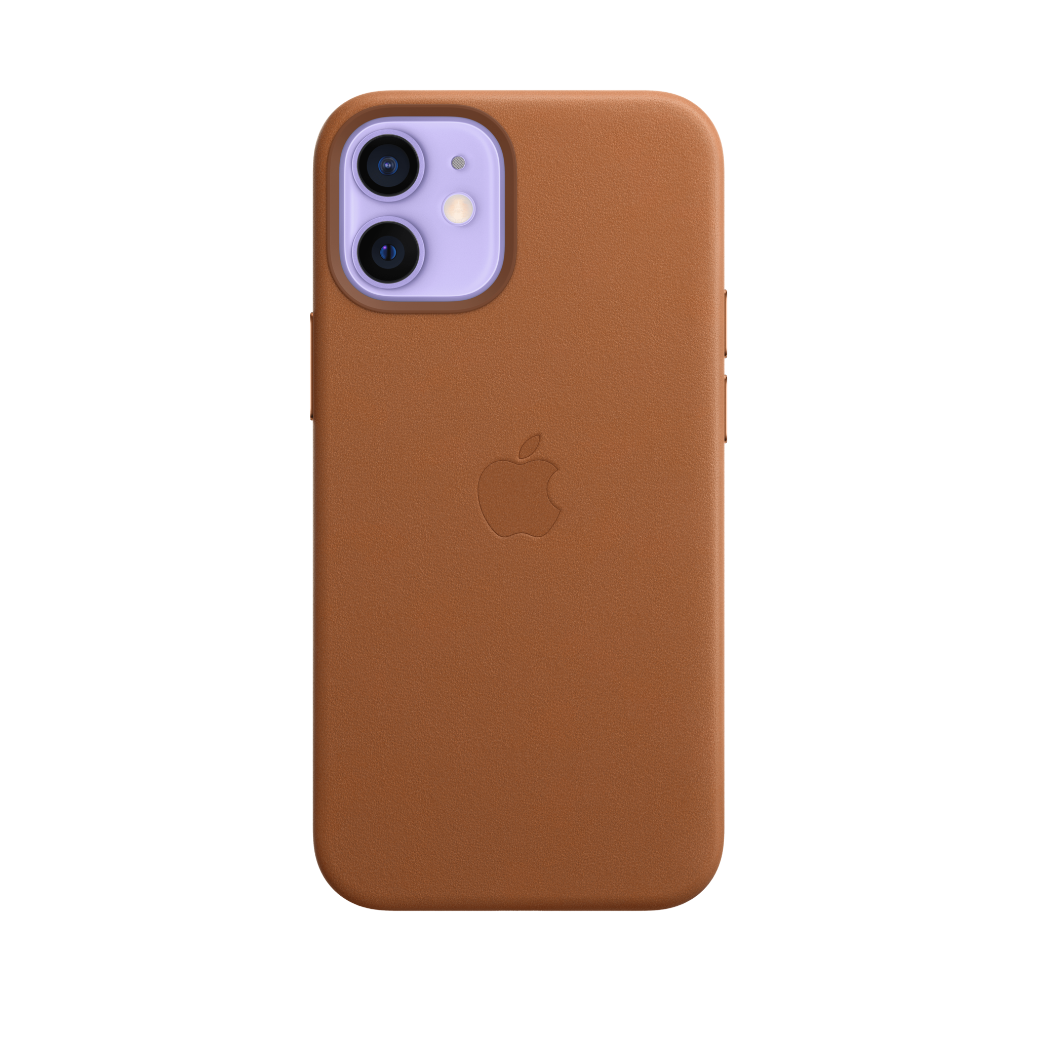 iPhone 12 mini Leather Case with MagSafe — Saddle Brown