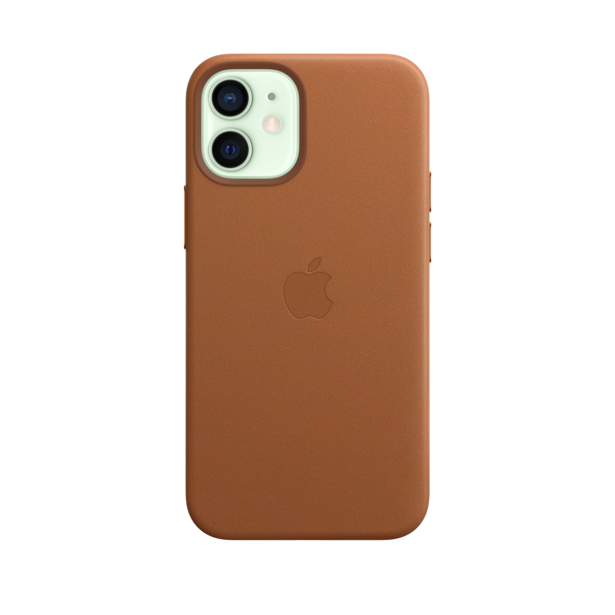 iPhone 12 mini Leather Case with MagSafe — Saddle Brown