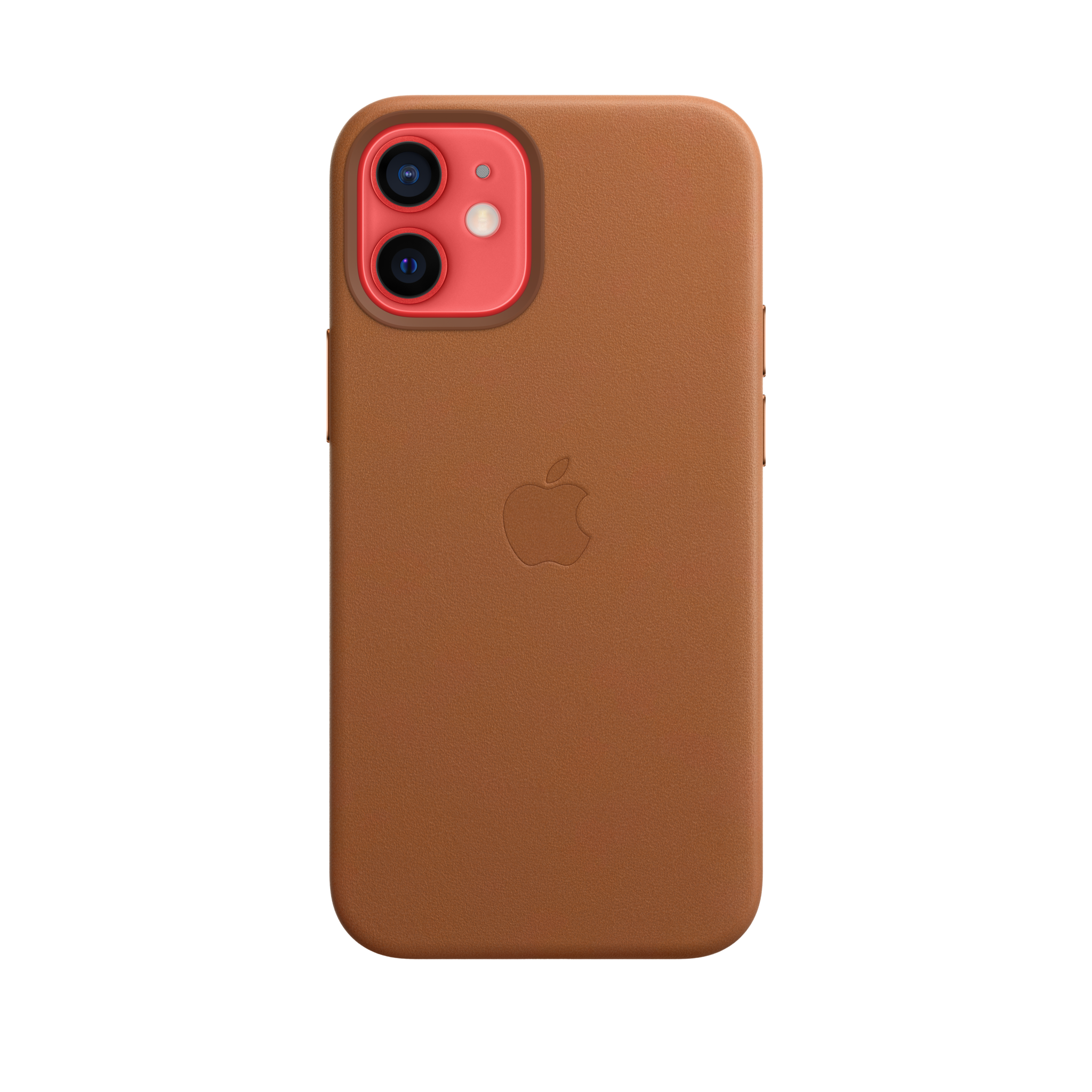 iPhone 12 mini Leather Case with MagSafe — Saddle Brown