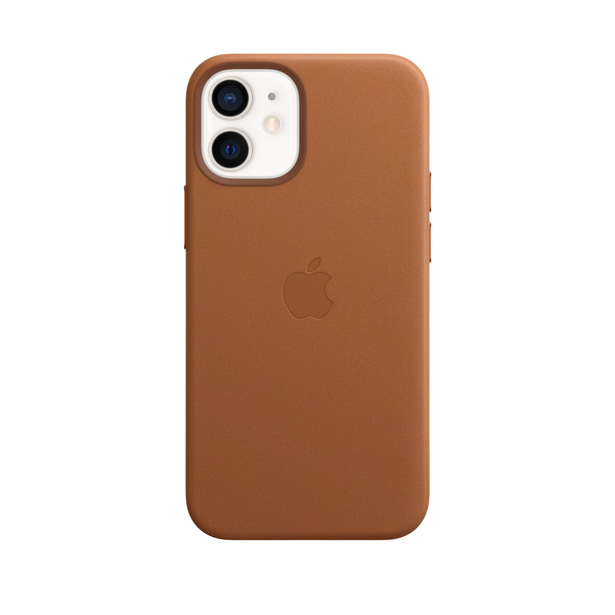 iPhone 12 mini Leather Case with MagSafe — Saddle Brown