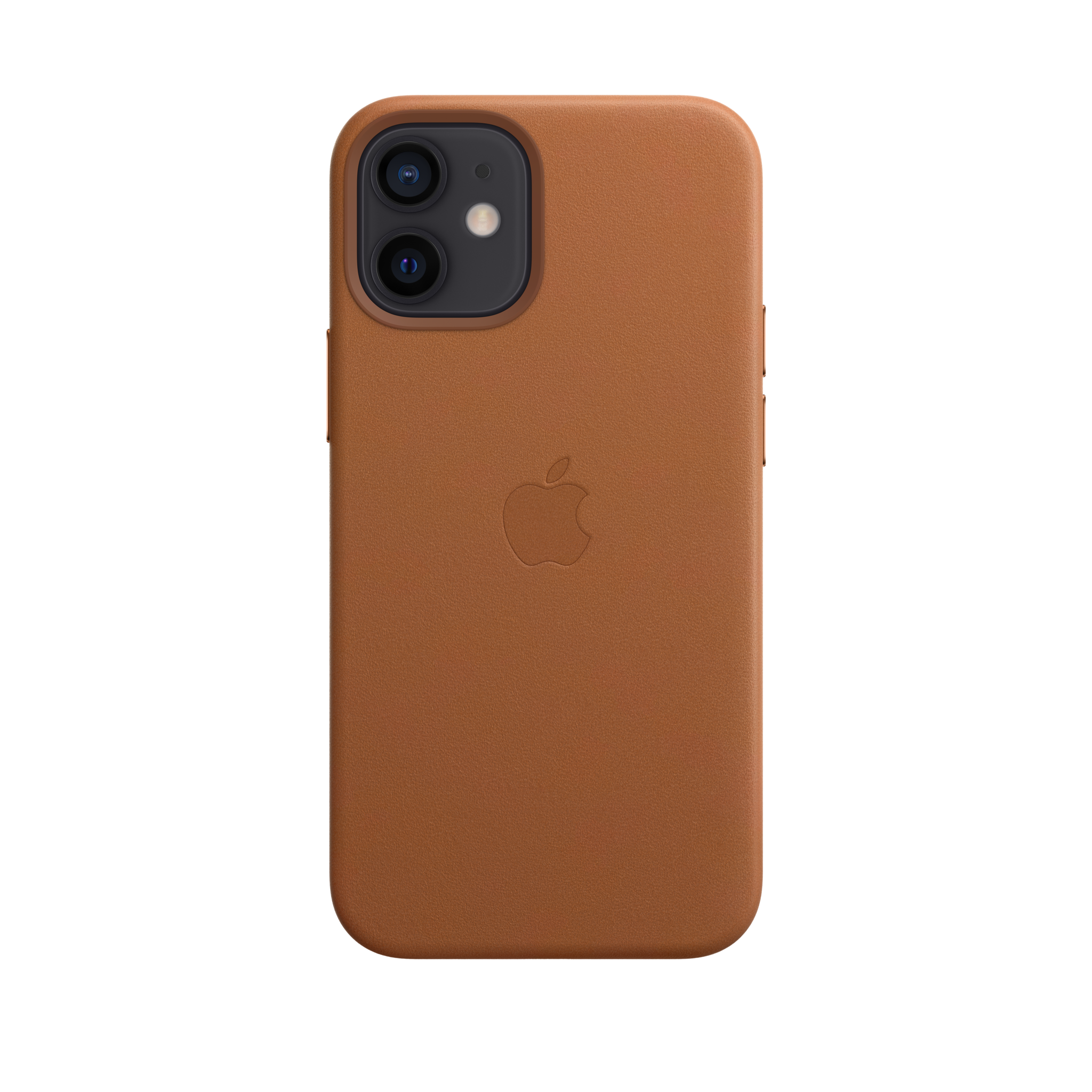 iPhone 12 mini Leather Case with MagSafe — Saddle Brown