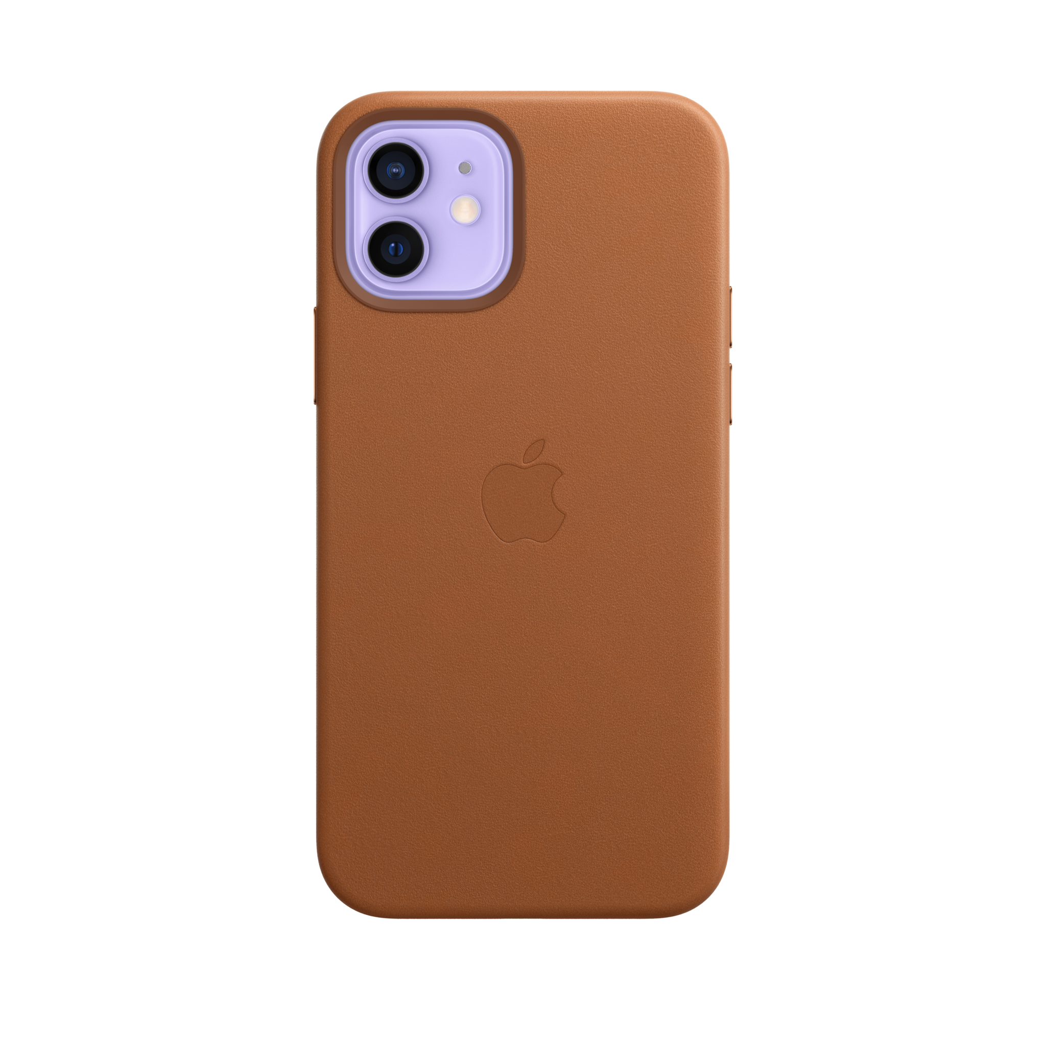 iPhone 12 & 12 Pro Leather Case with MagSafe — Saddle Brown