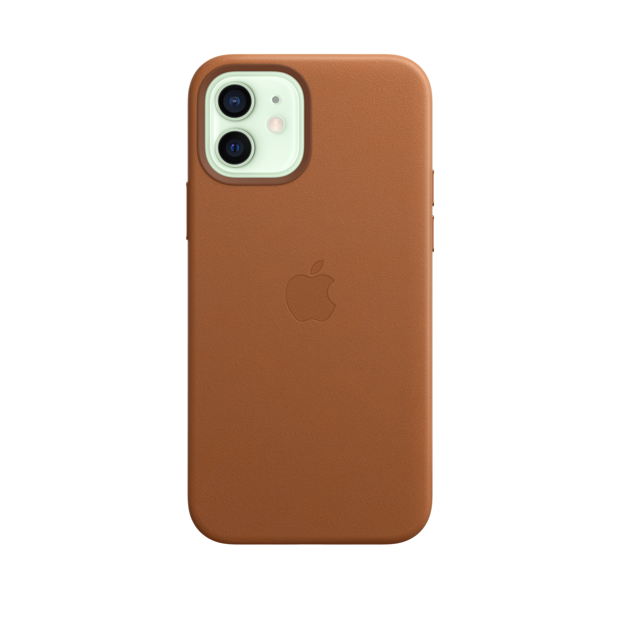 iPhone 12 & 12 Pro Leather Case with MagSafe — Saddle Brown
