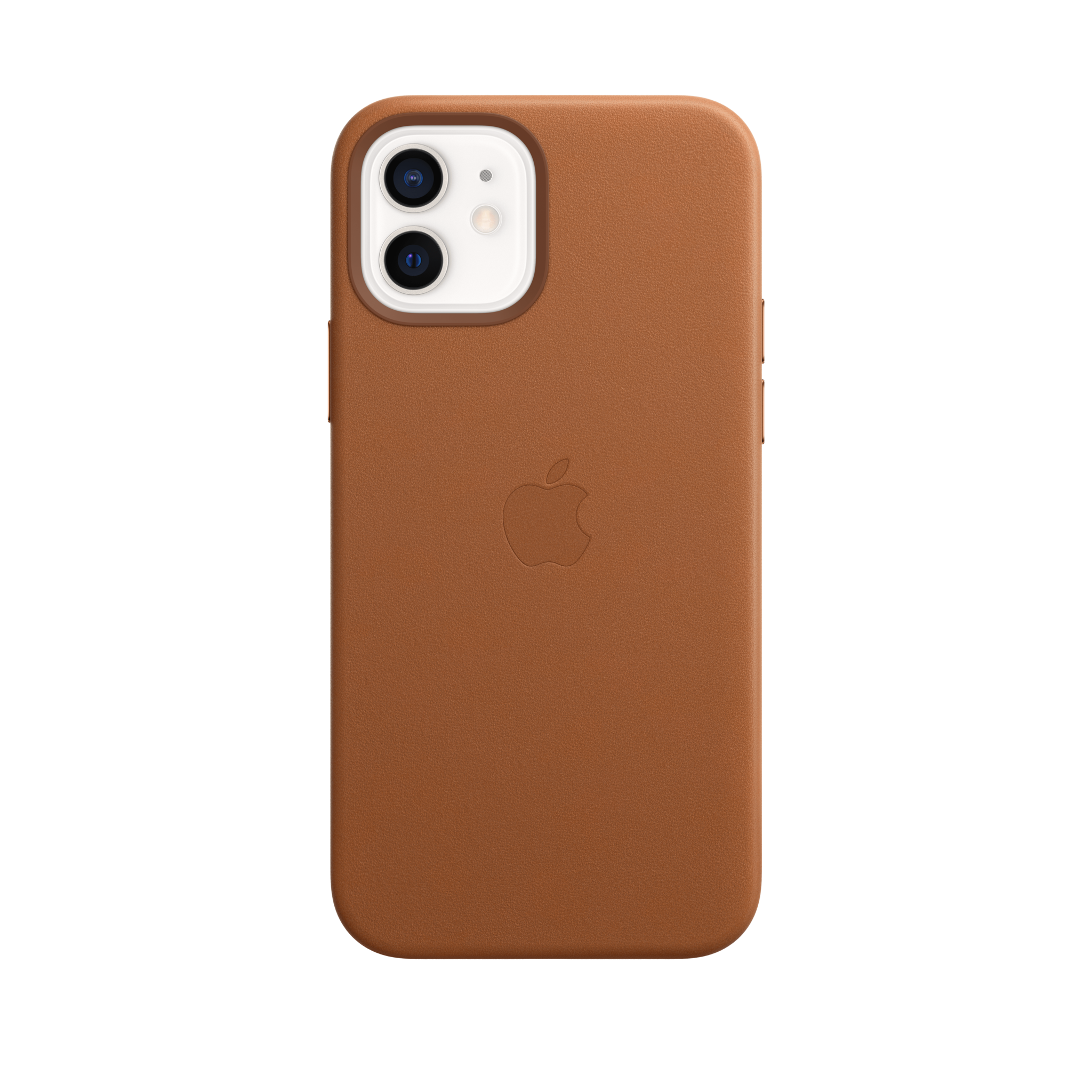 iPhone 12 & 12 Pro Leather Case with MagSafe — Saddle Brown