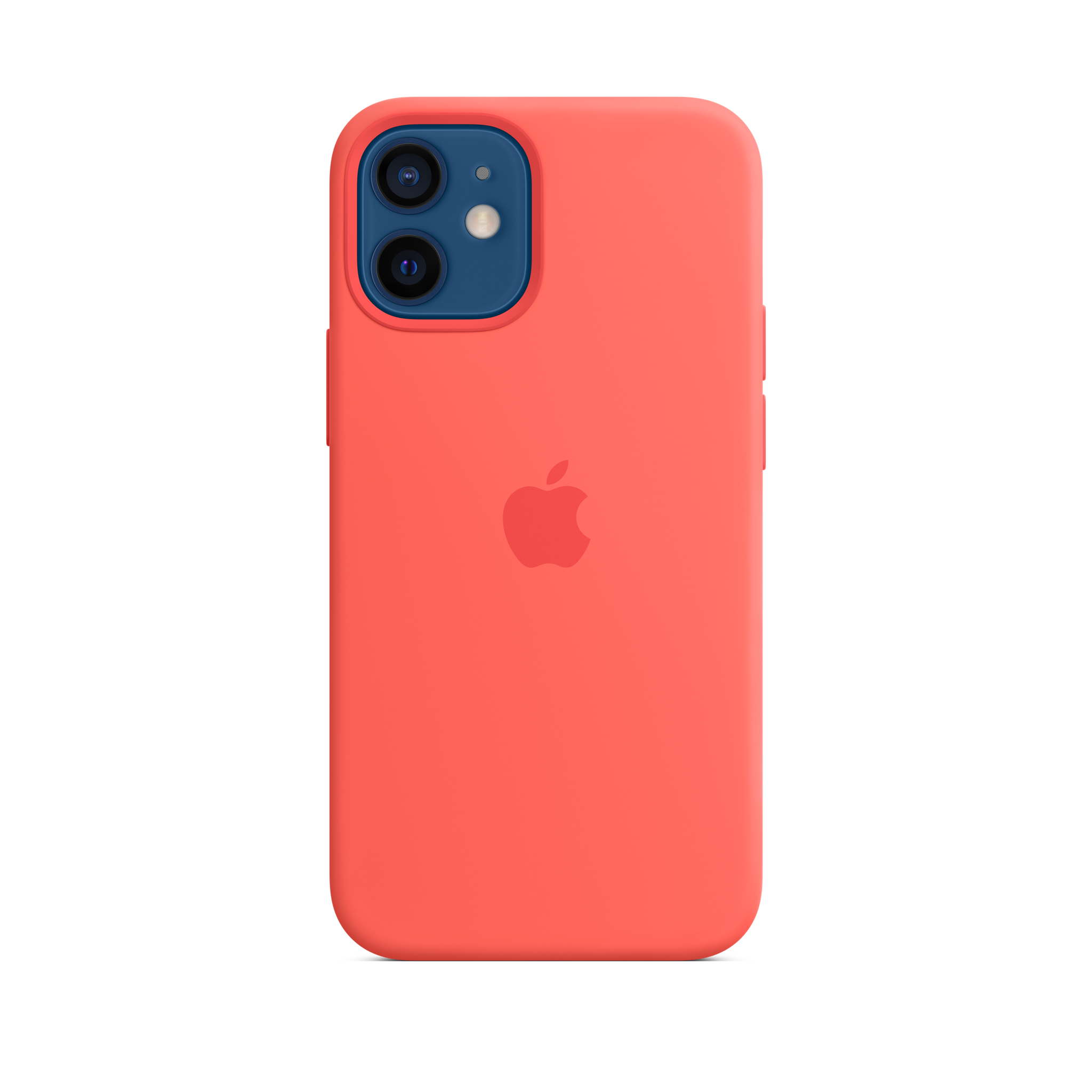 iPhone 12 mini Silicone Case with MagSafe — Pink Citrus
