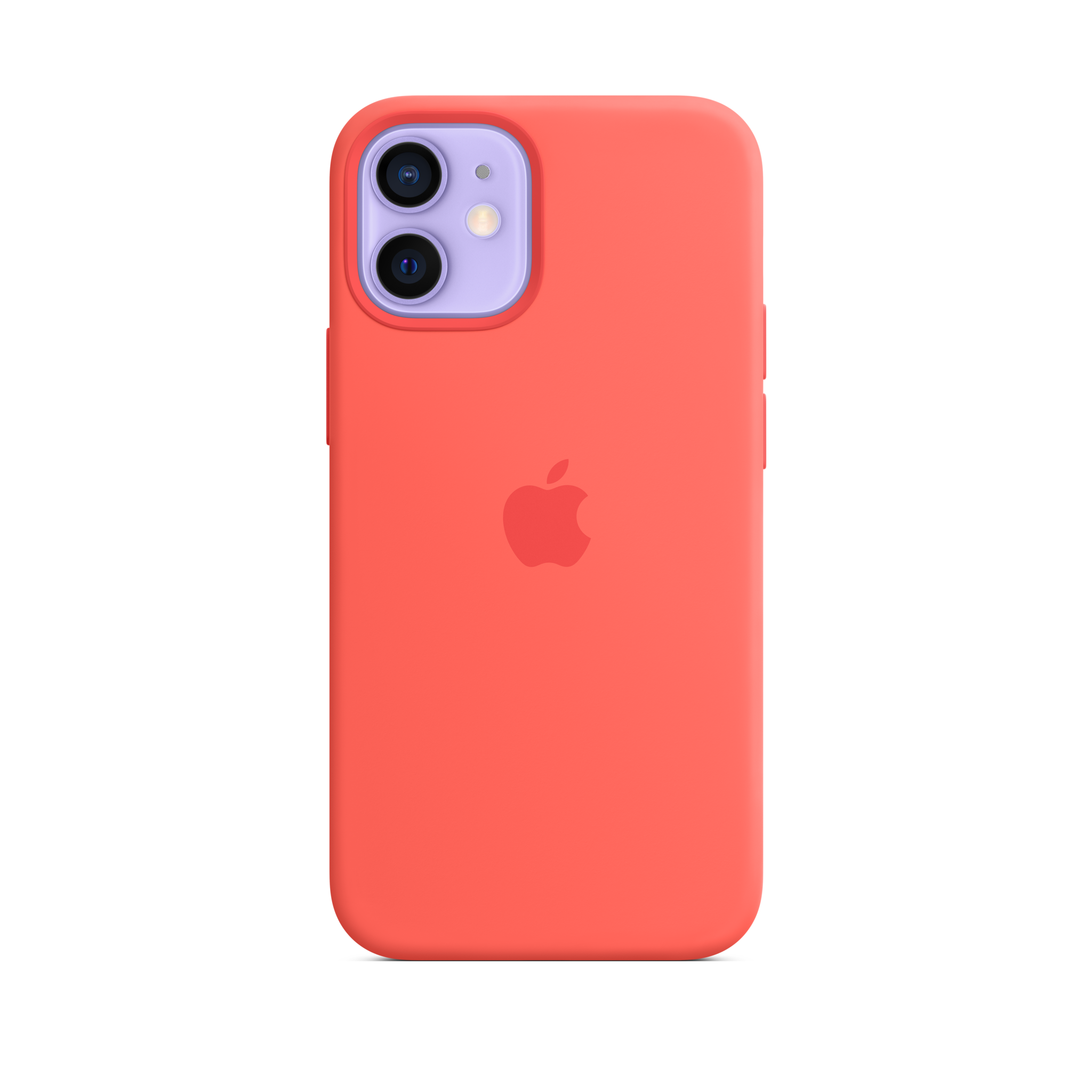 iPhone 12 mini Silicone Case with MagSafe — Pink Citrus