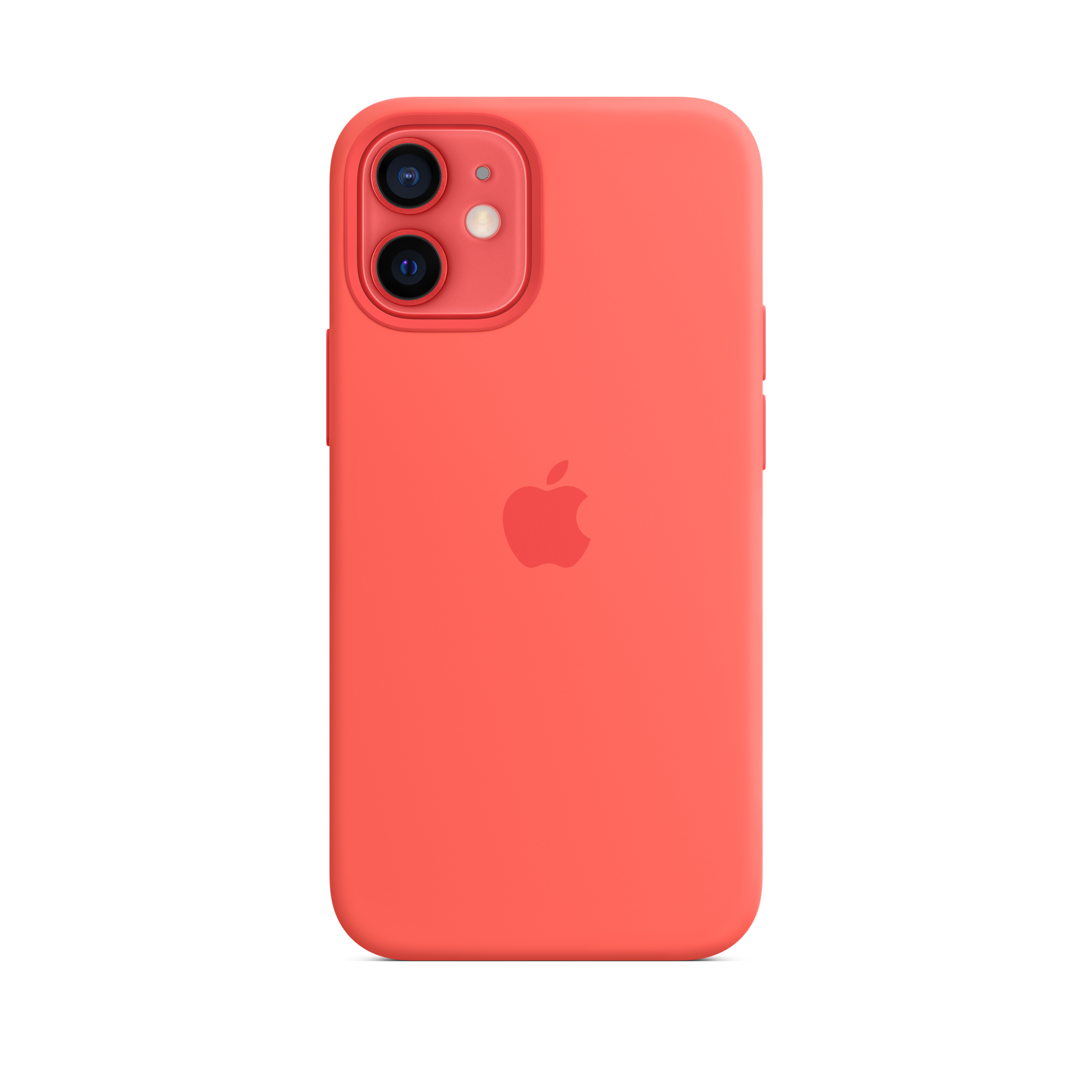 iPhone 12 mini Silicone Case with MagSafe — Pink Citrus