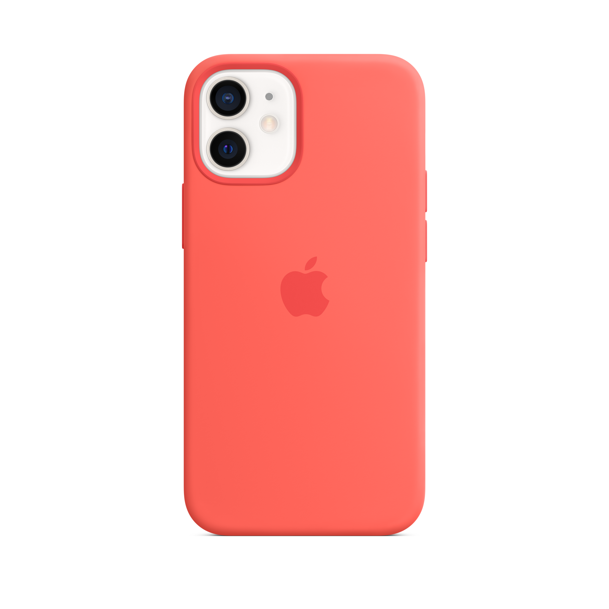 iPhone 12 mini Silicone Case with MagSafe — Pink Citrus