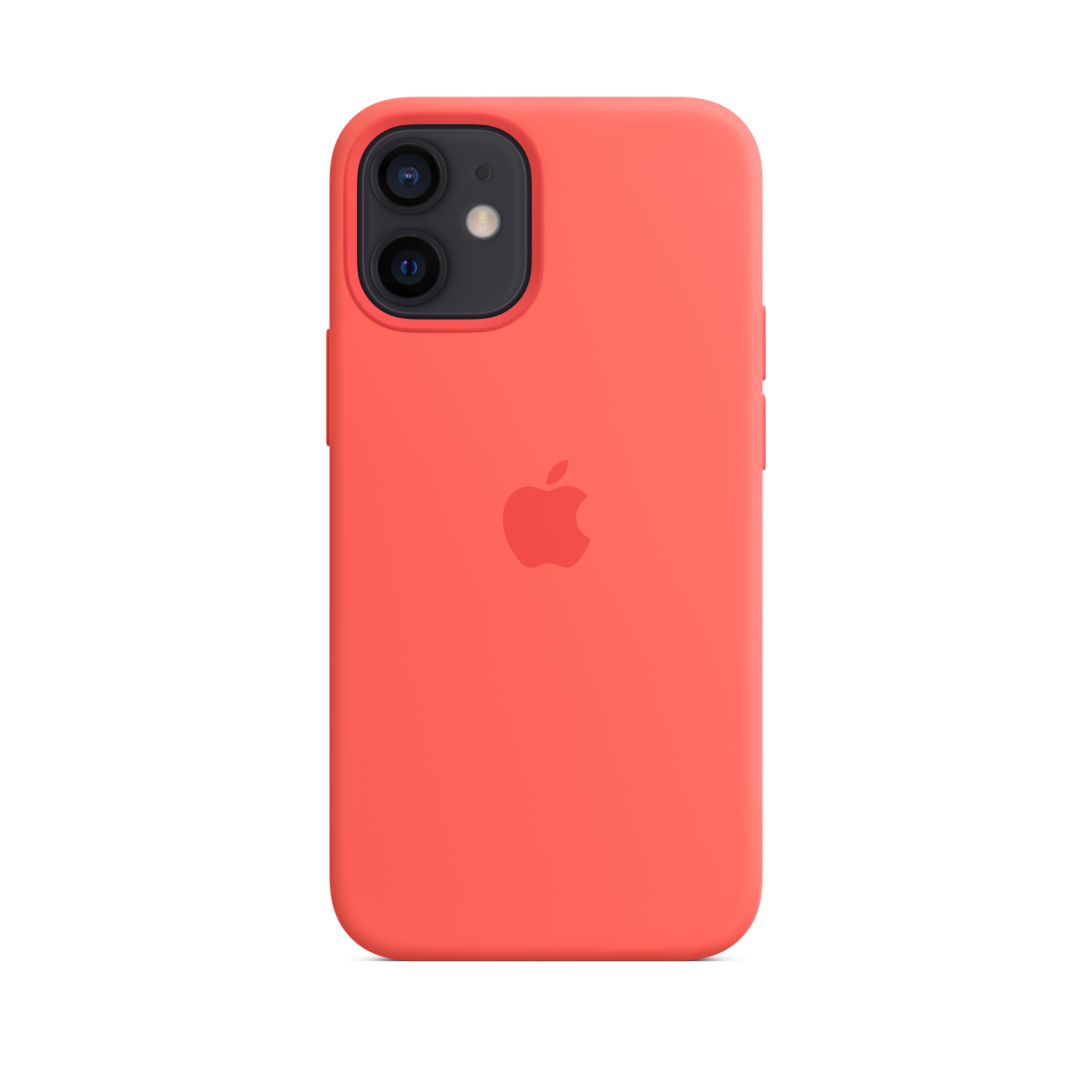 iPhone 12 mini Silicone Case with MagSafe — Pink Citrus