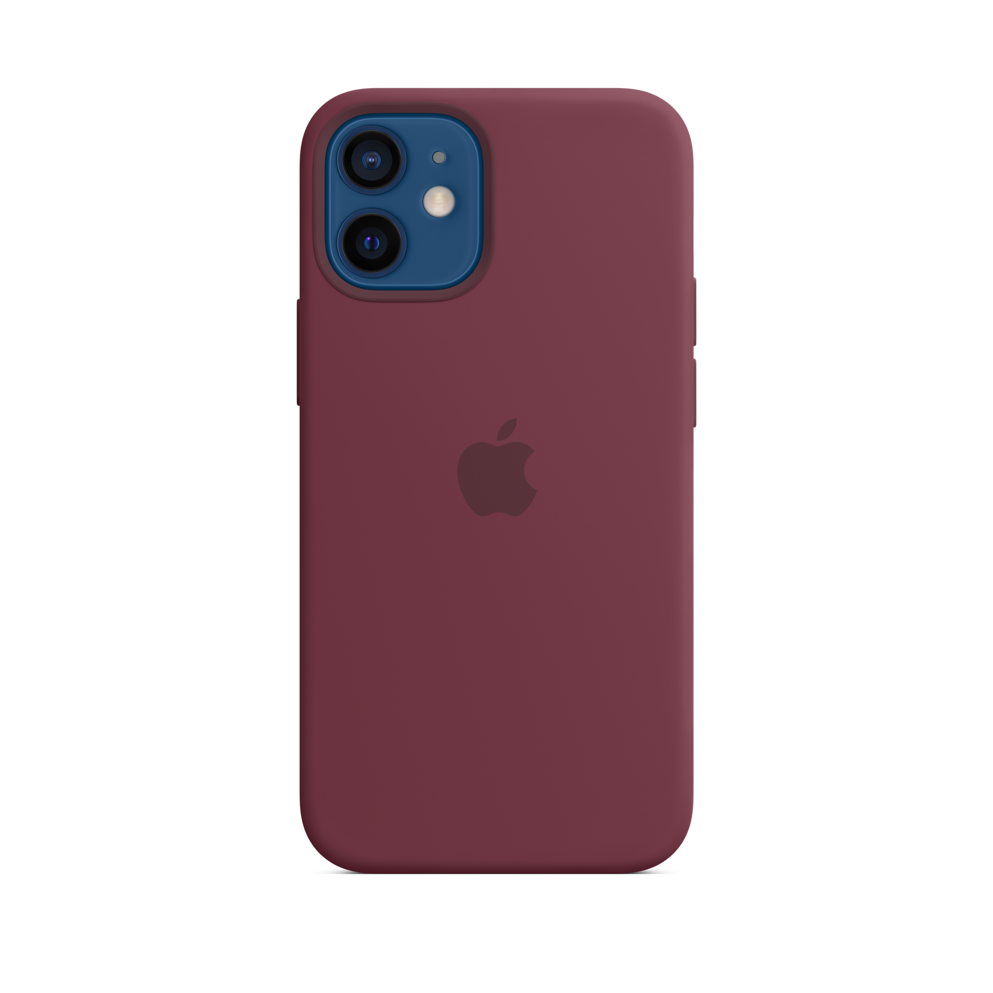 iPhone 12 mini Silicone Case with MagSafe — Plum