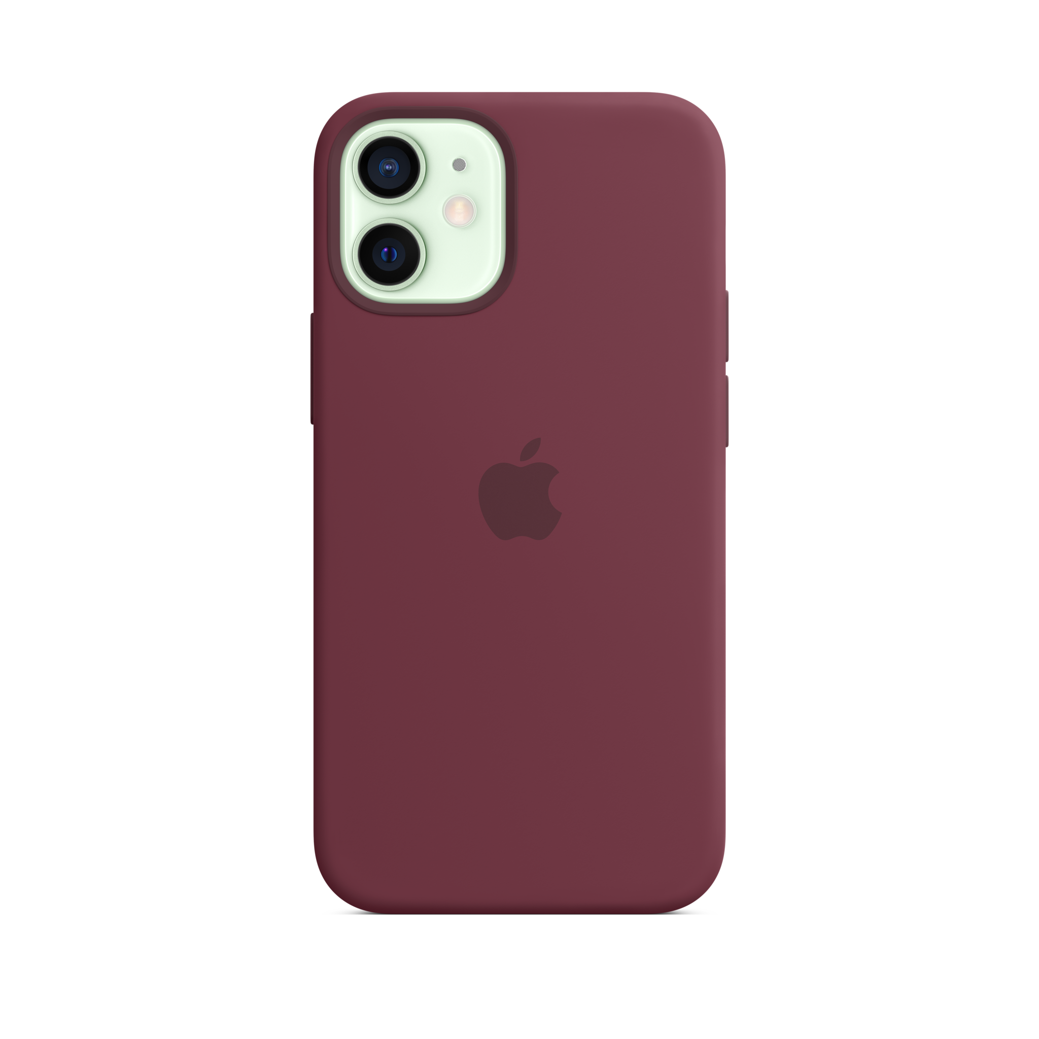 iPhone 12 mini Silicone Case with MagSafe — Plum