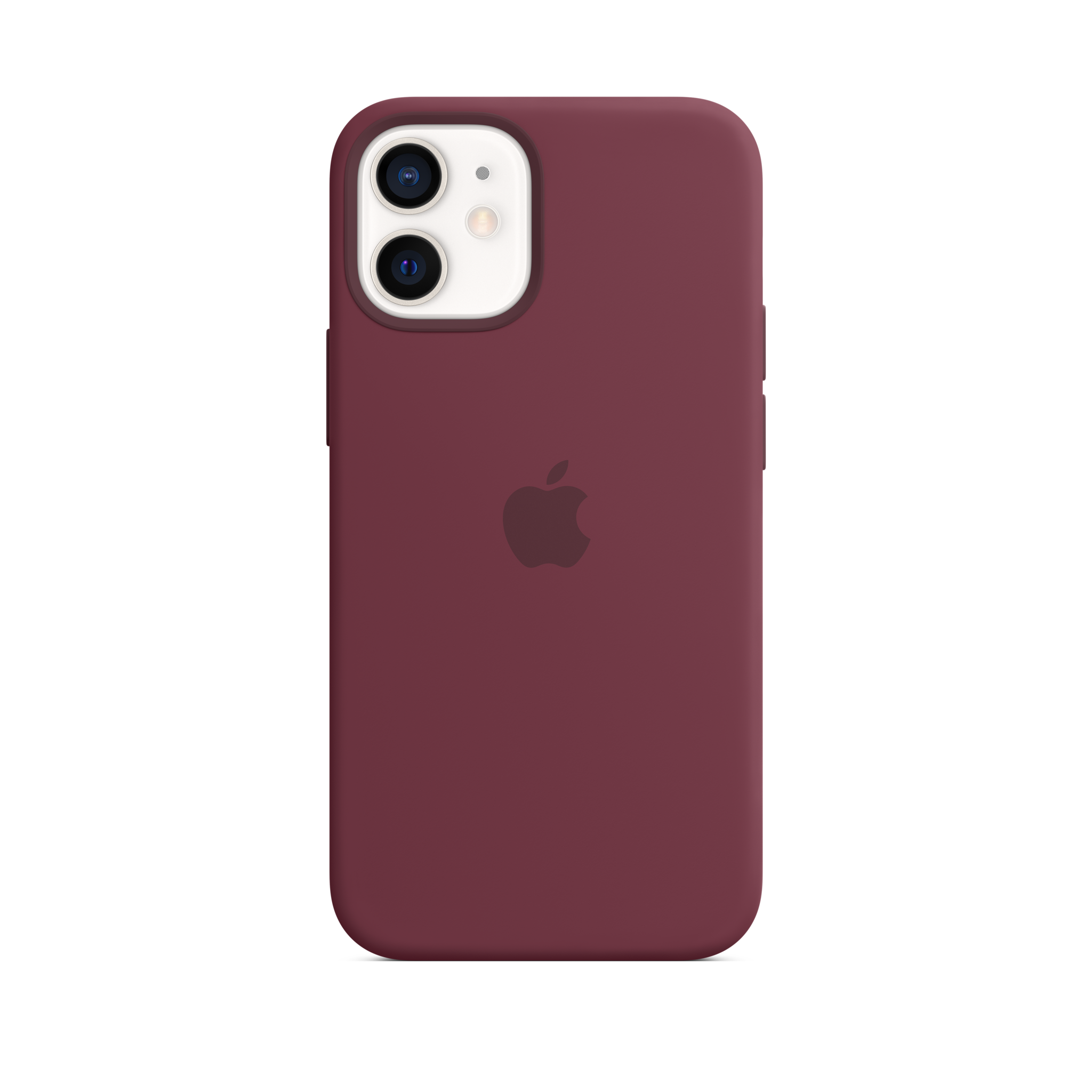 iPhone 12 mini Silicone Case with MagSafe — Plum