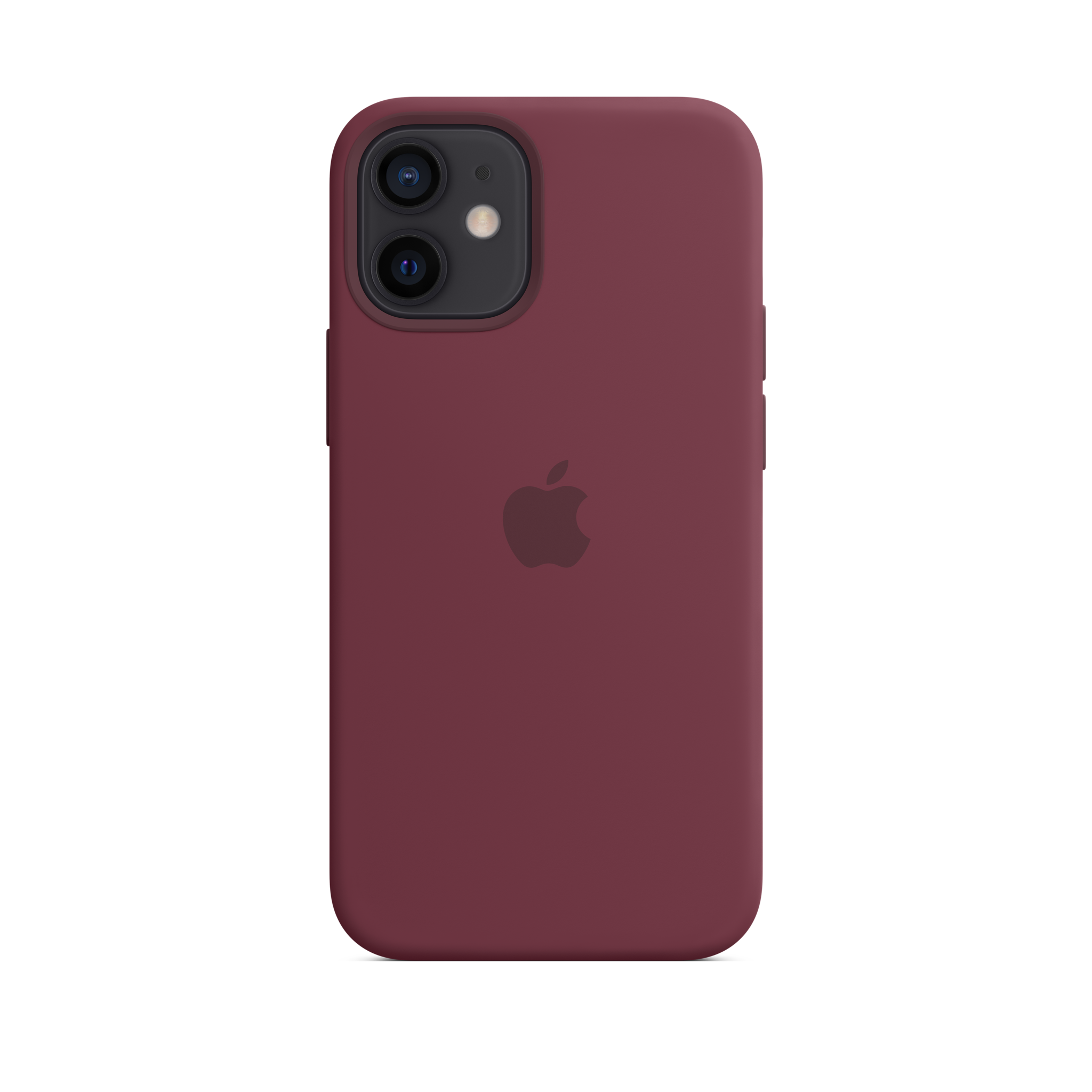 iPhone 12 mini Silicone Case with MagSafe — Plum