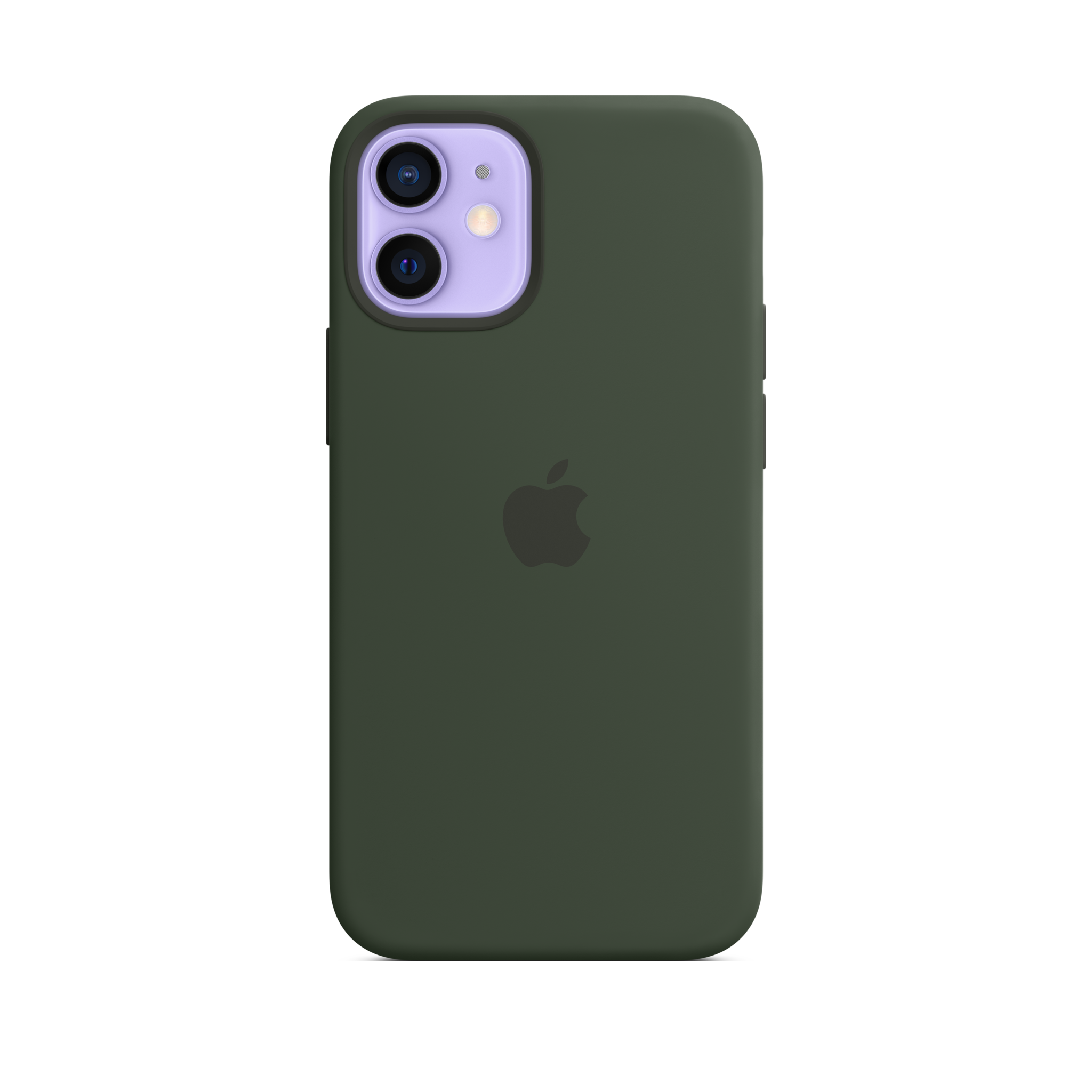 iPhone 12 mini Silicone Case with MagSafe — Cypress Green