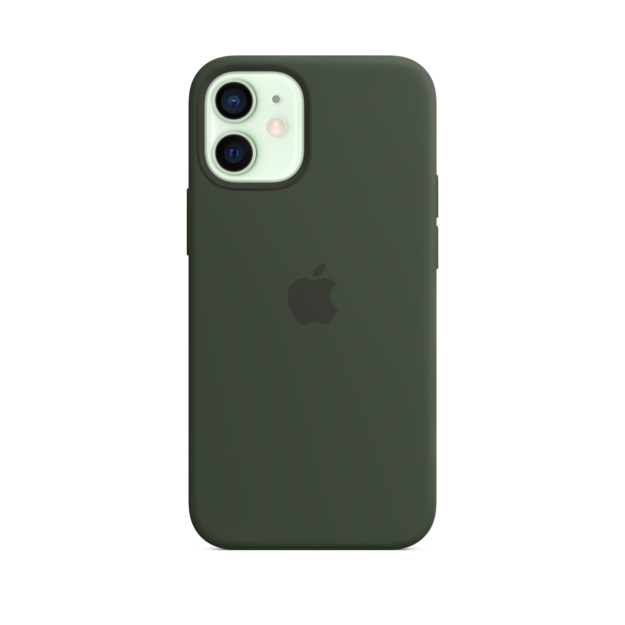iPhone 12 mini Silicone Case with MagSafe — Cypress Green