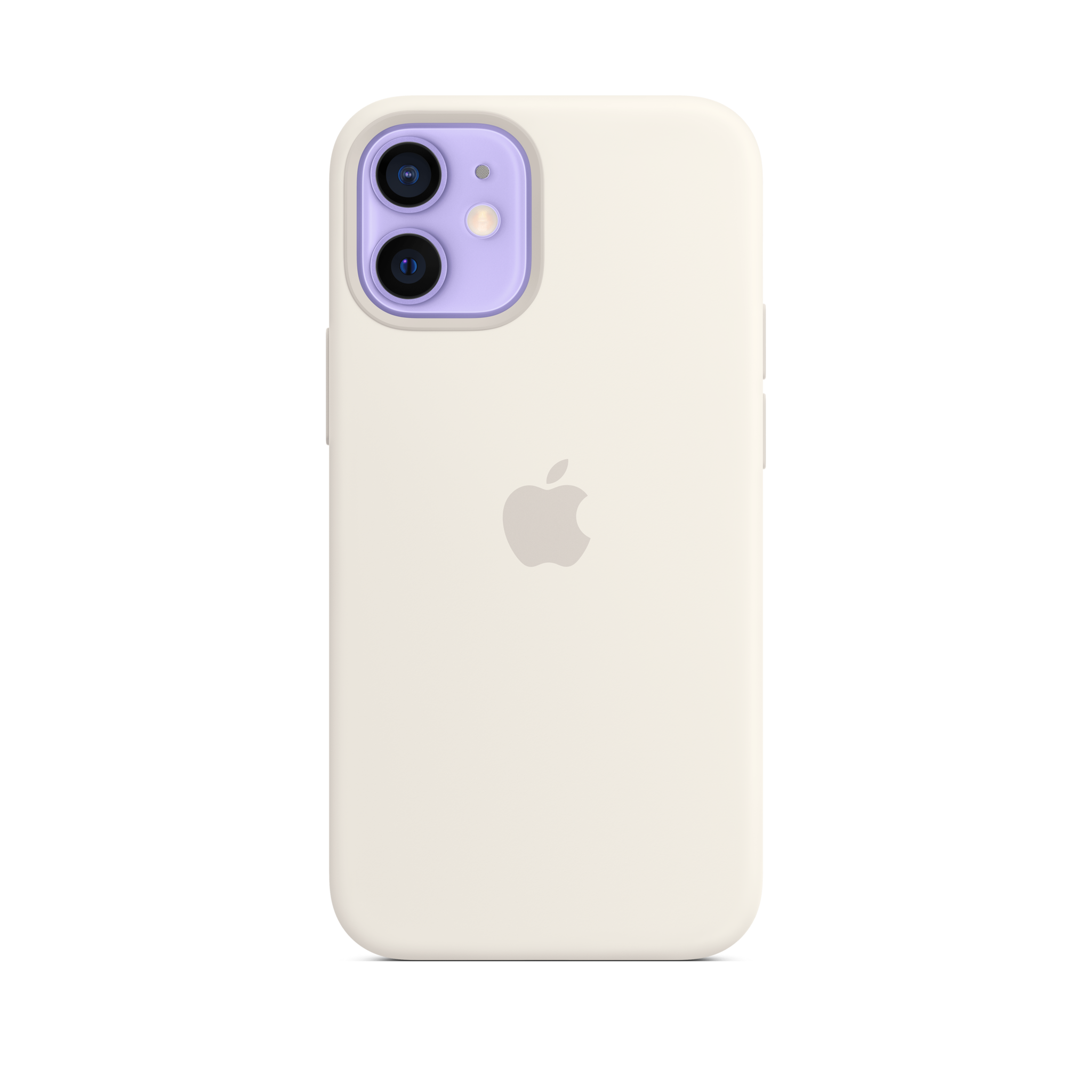 iPhone 12 mini Silicone Case with MagSafe — White