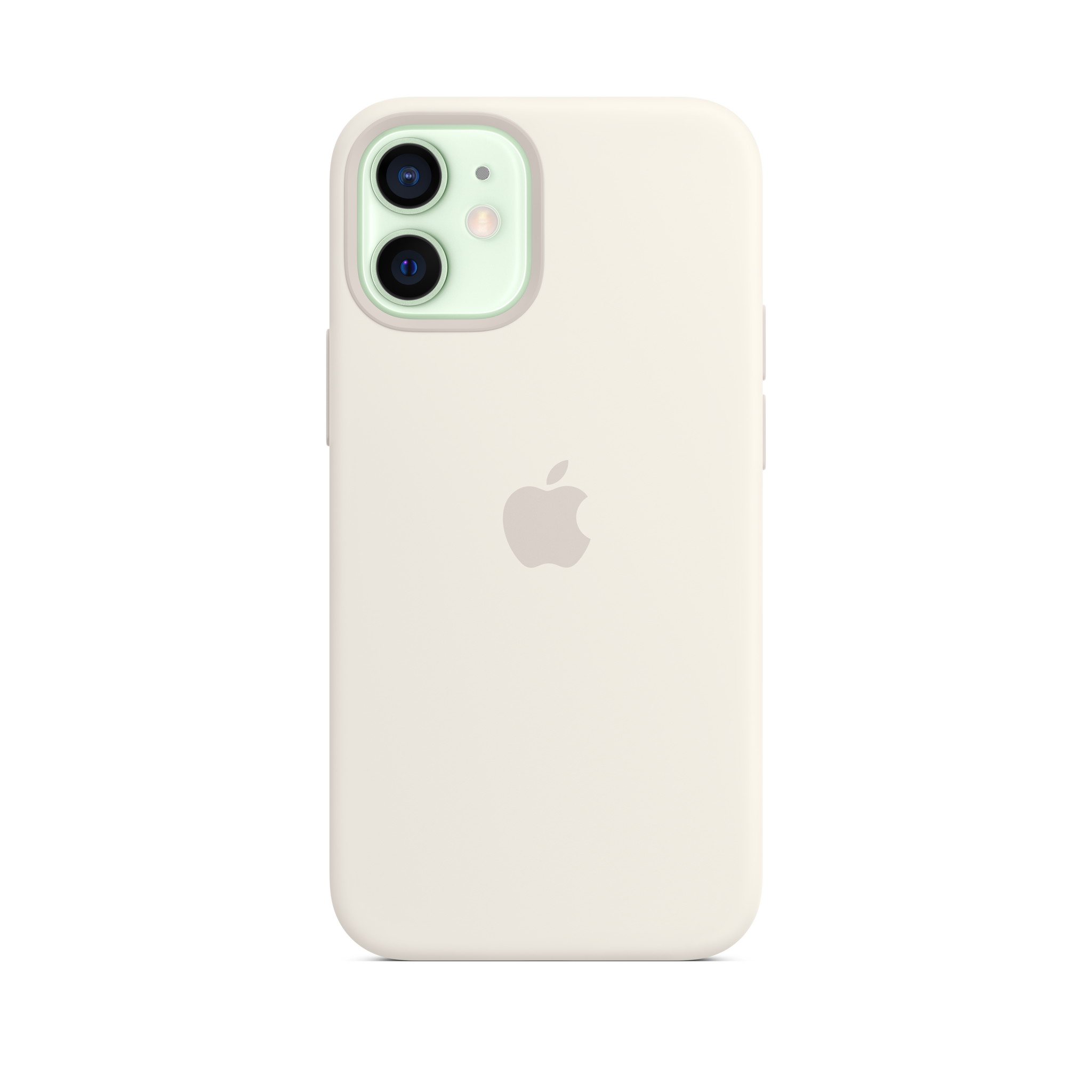 iPhone 12 mini Silicone Case with MagSafe — White