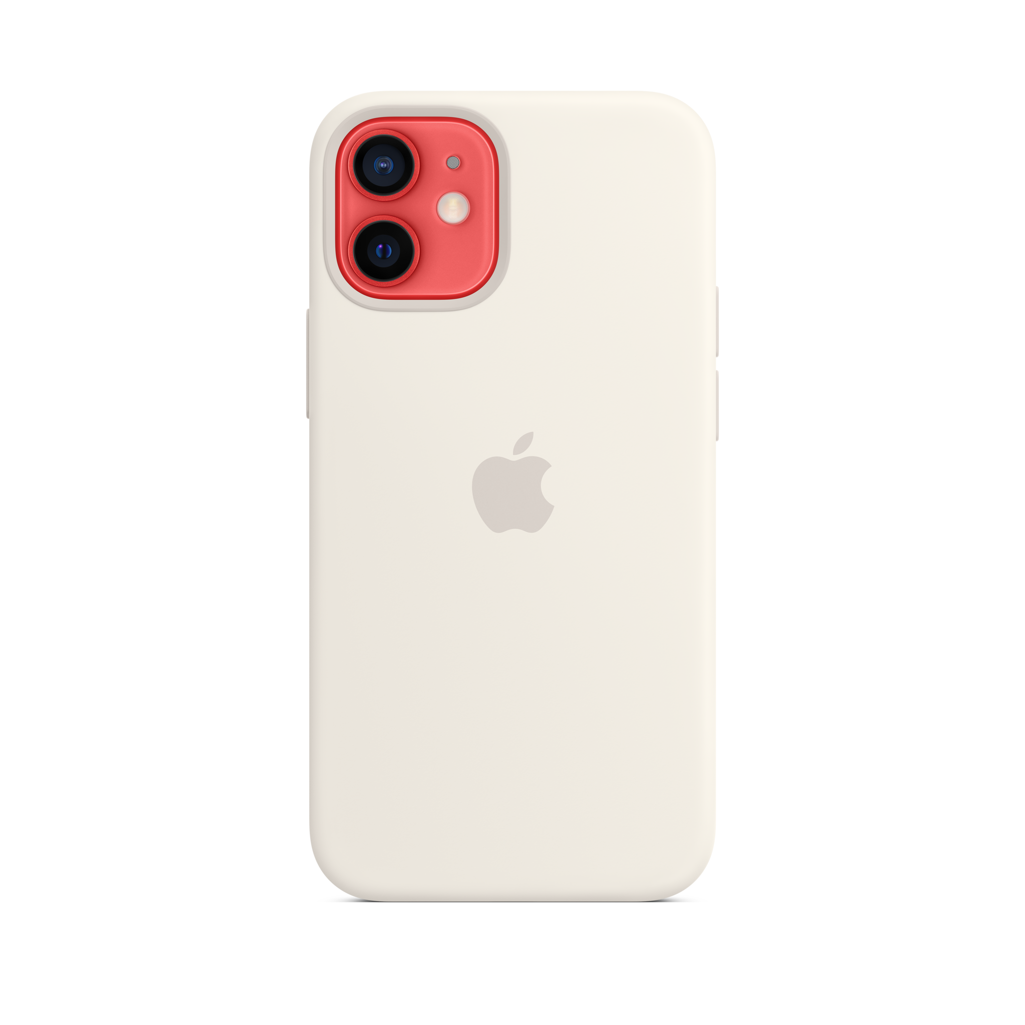 iPhone 12 mini Silicone Case with MagSafe — White