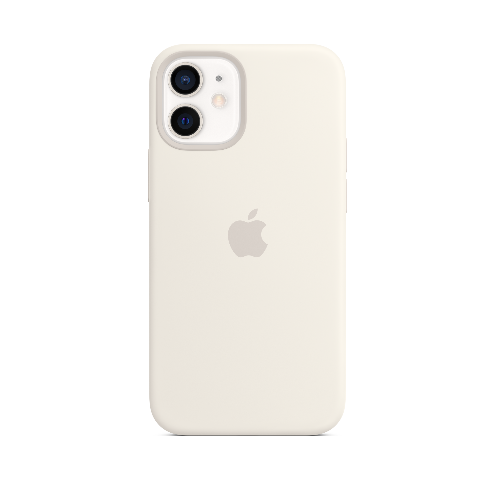 iPhone 12 mini Silicone Case with MagSafe — White