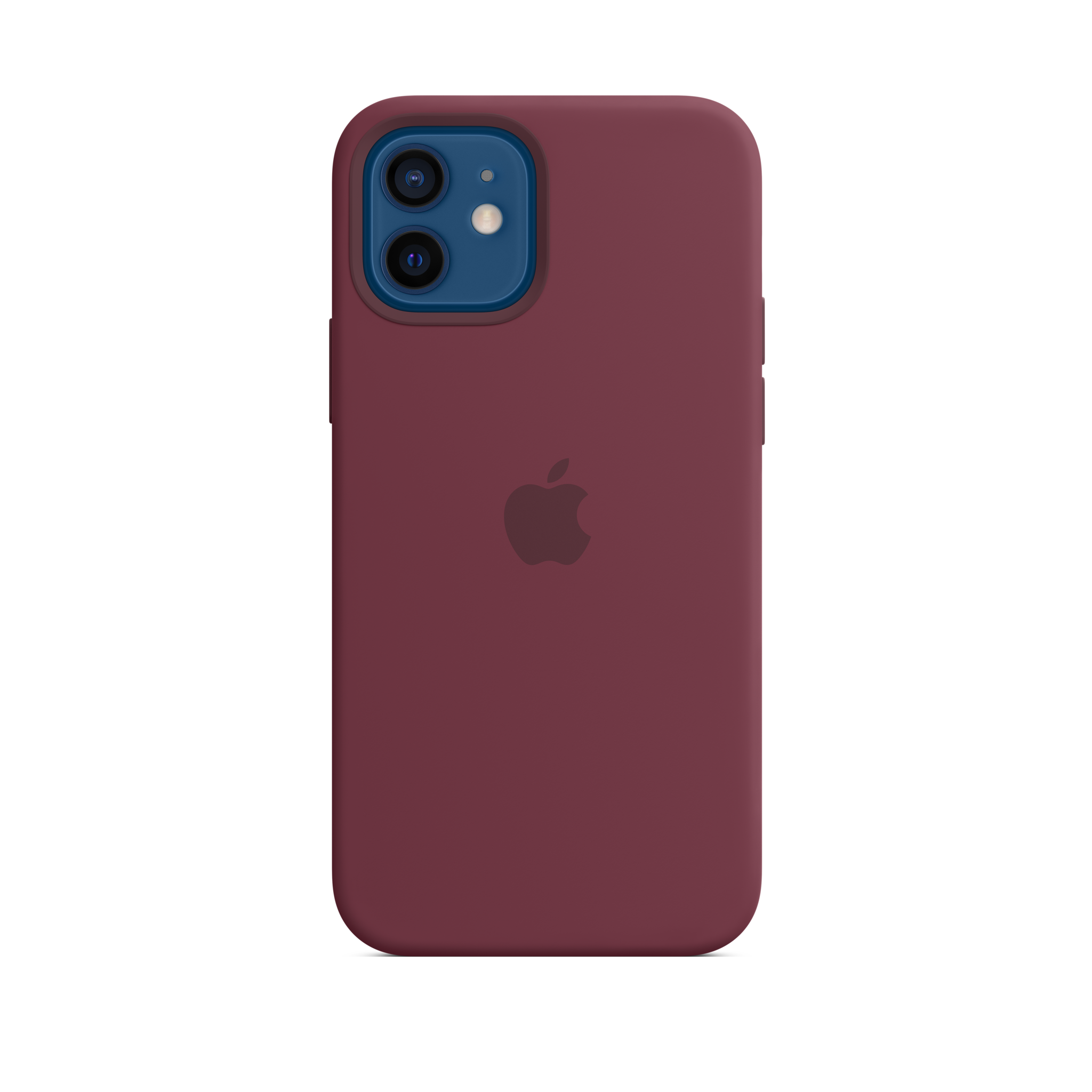 iPhone 12 & 12 Pro Silicone Case with MagSafe — Plum