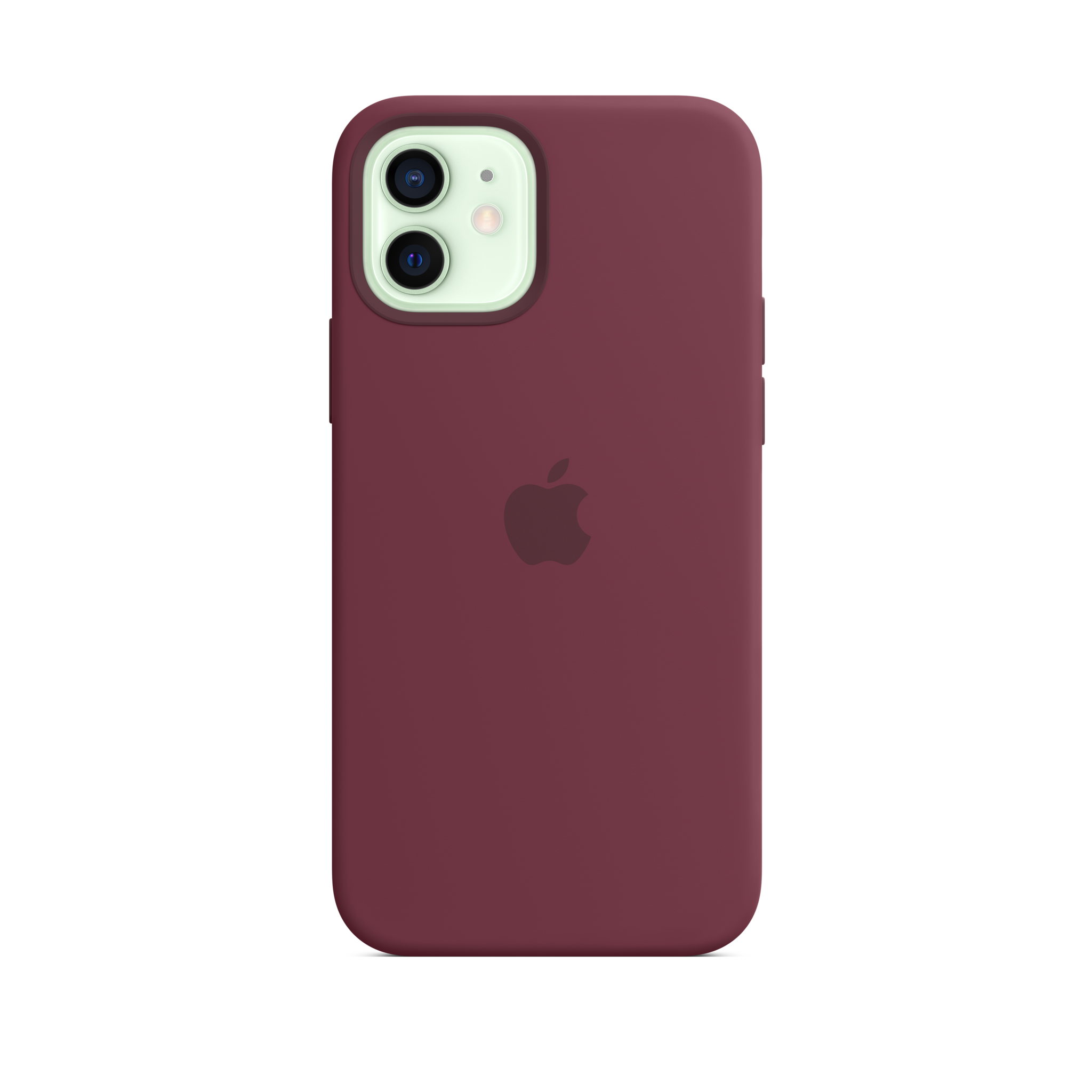 iPhone 12 & 12 Pro Silicone Case with MagSafe — Plum