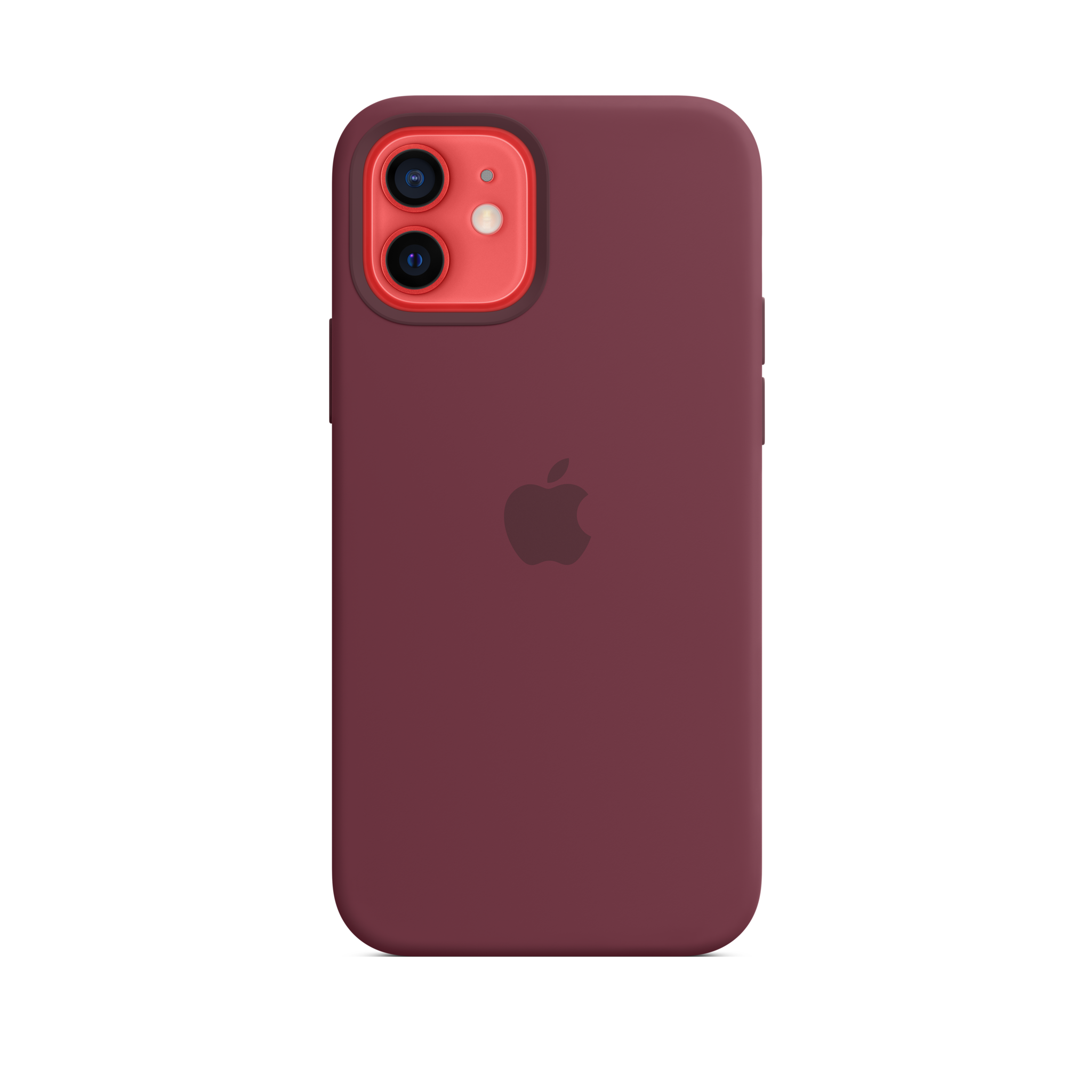 iPhone 12 & 12 Pro Silicone Case with MagSafe — Plum