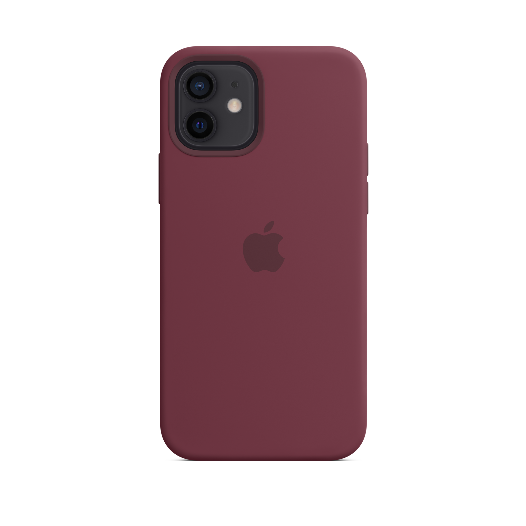 iPhone 12 & 12 Pro Silicone Case with MagSafe — Plum