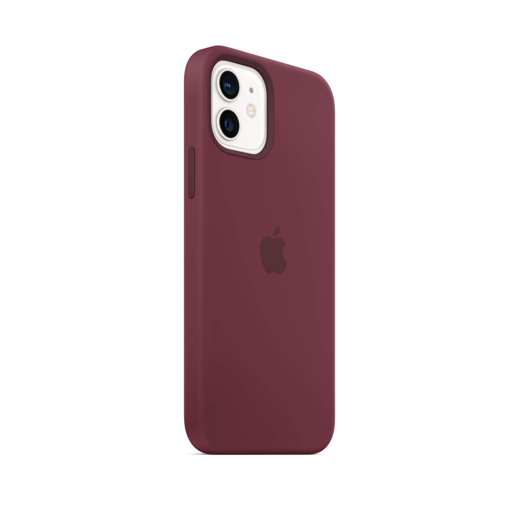 iPhone 12 & 12 Pro Silicone Case with MagSafe — Plum