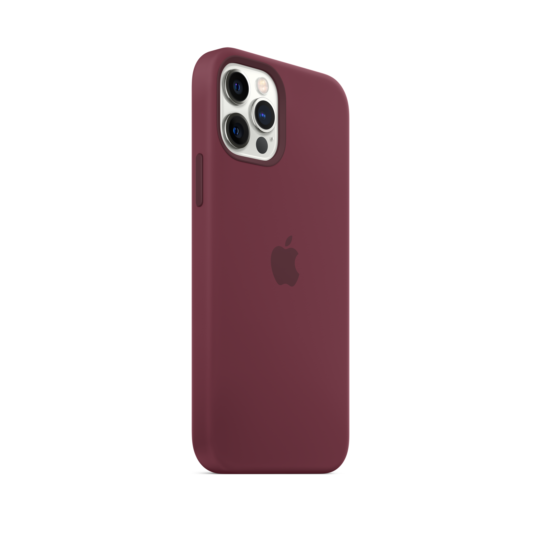 iPhone 12 & 12 Pro Silicone Case with MagSafe — Plum