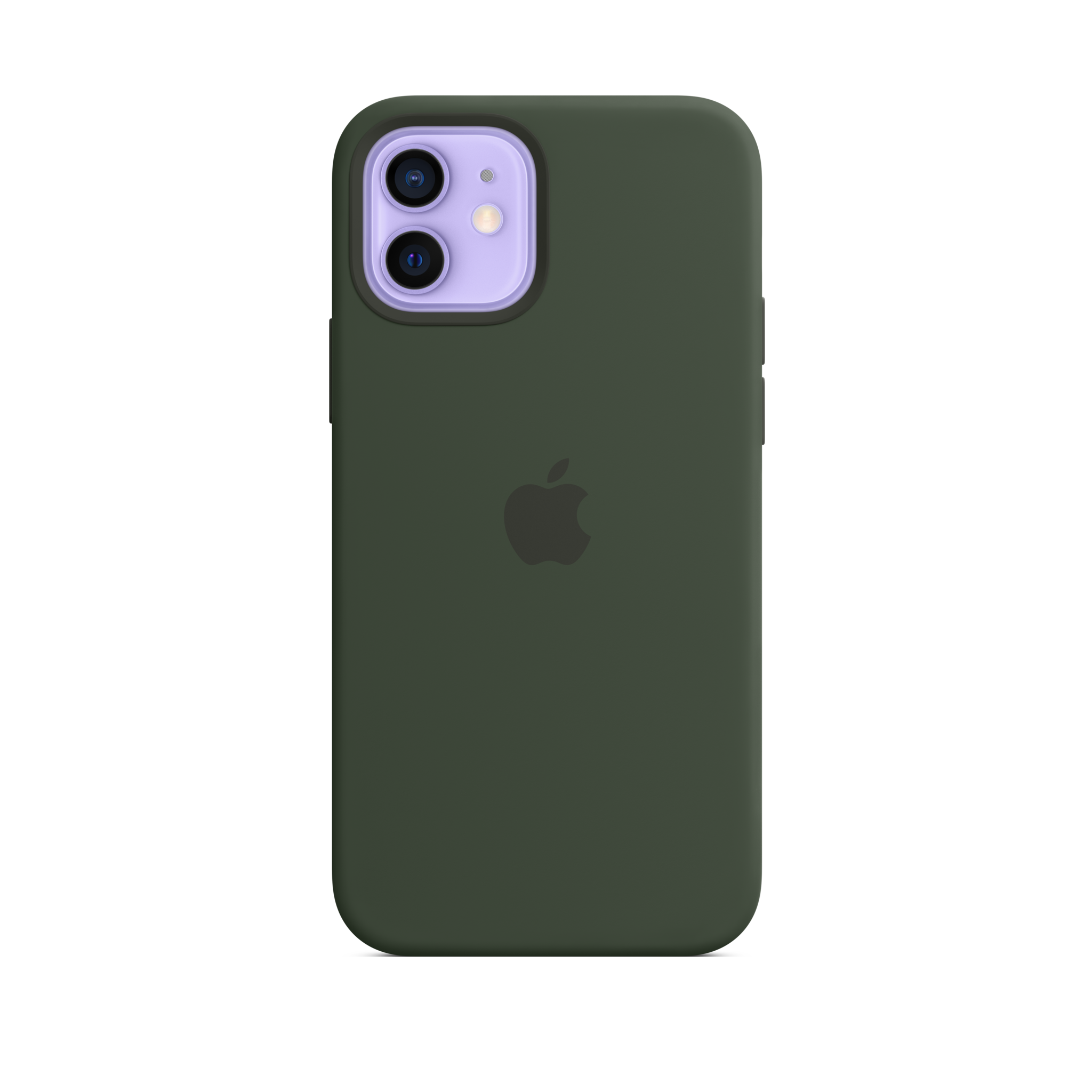 iPhone 12 & 12 Pro Silicone Case with MagSafe — Cypress Green