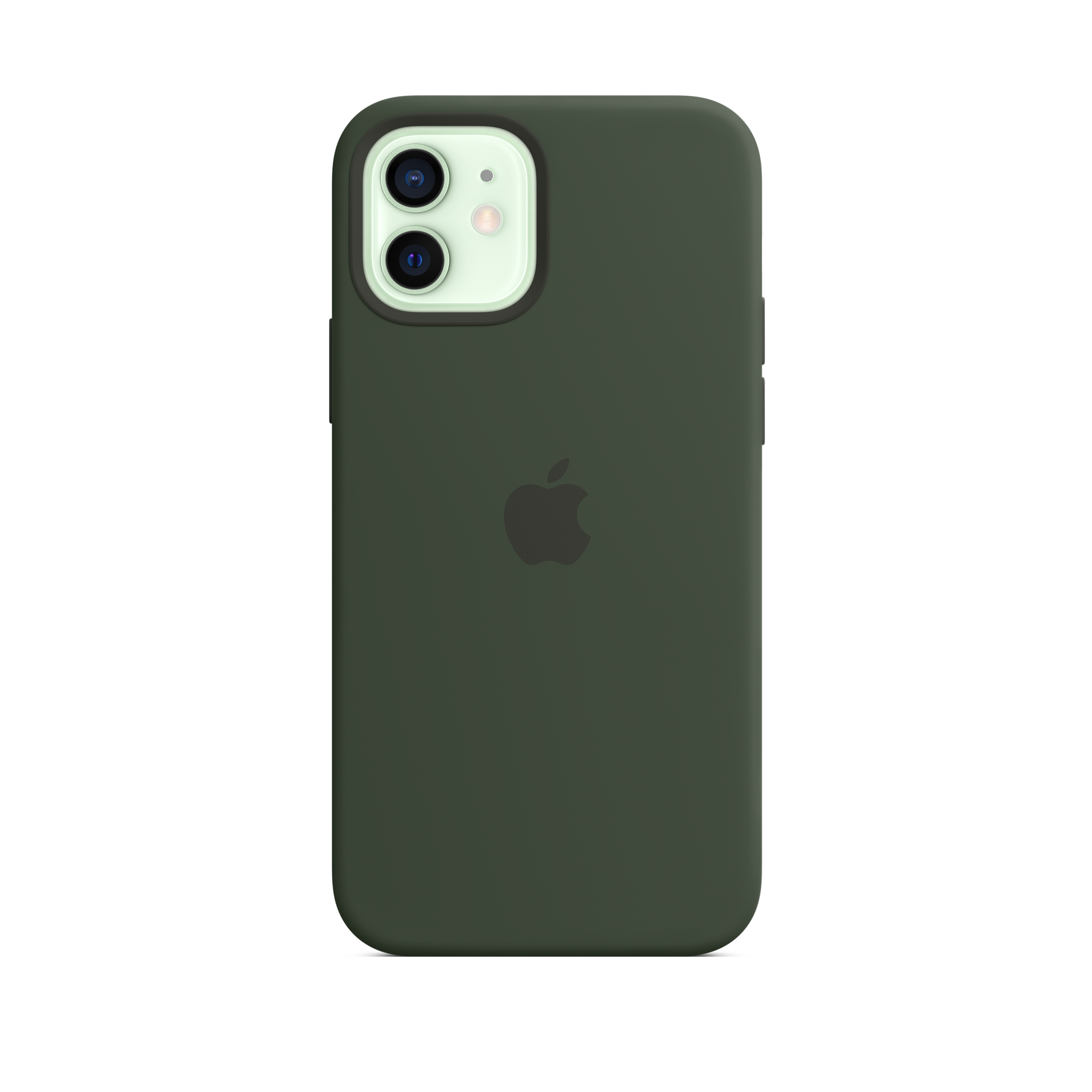 iPhone 12 & 12 Pro Silicone Case with MagSafe — Cypress Green