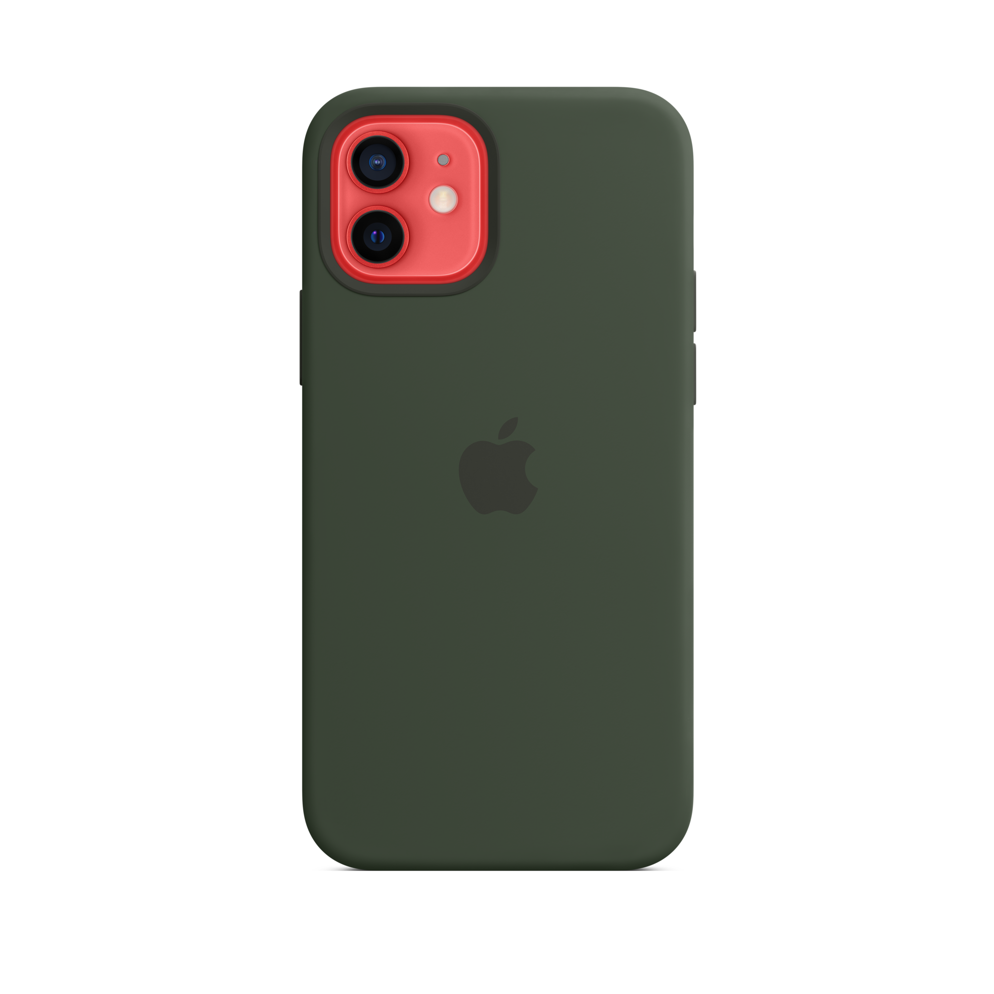 iPhone 12 & 12 Pro Silicone Case with MagSafe — Cypress Green