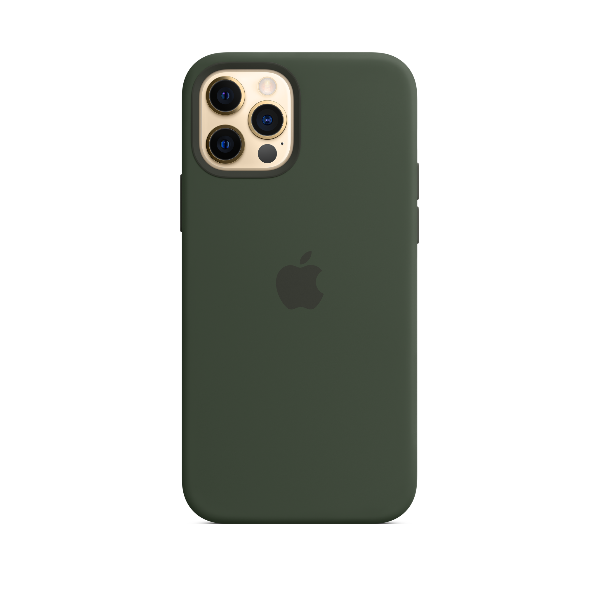 iPhone 12 & 12 Pro Silicone Case with MagSafe — Cypress Green