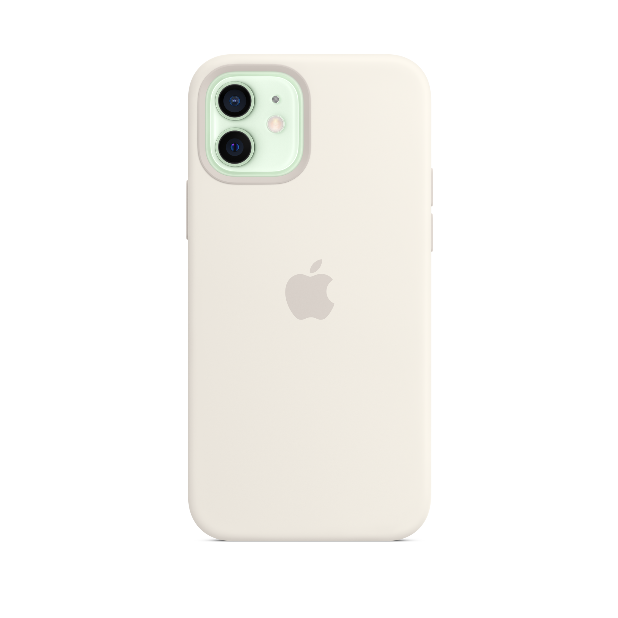 iPhone 12 & 12 Pro Silicone Case with MagSafe — White
