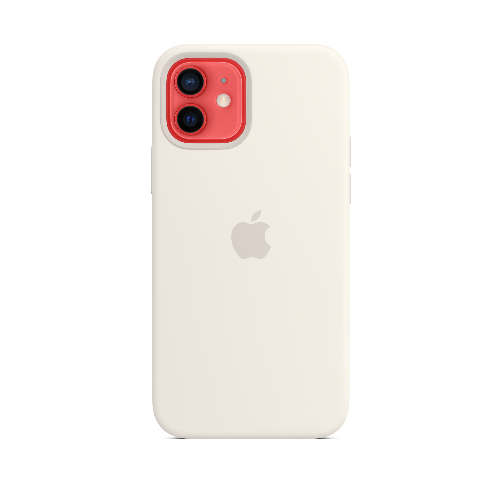 iPhone 12 & 12 Pro Silicone Case with MagSafe — White