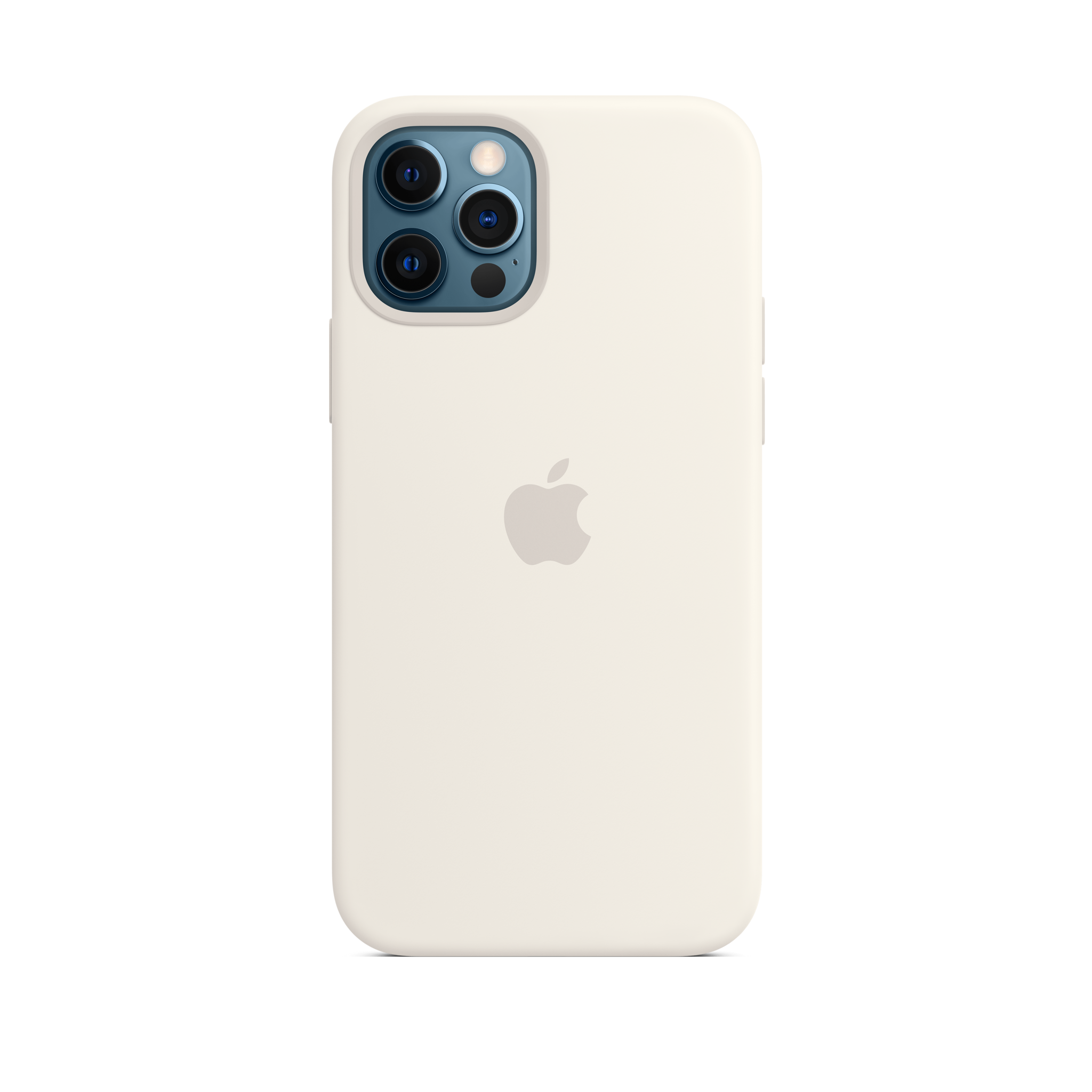 iPhone 12 & 12 Pro Silicone Case with MagSafe — White