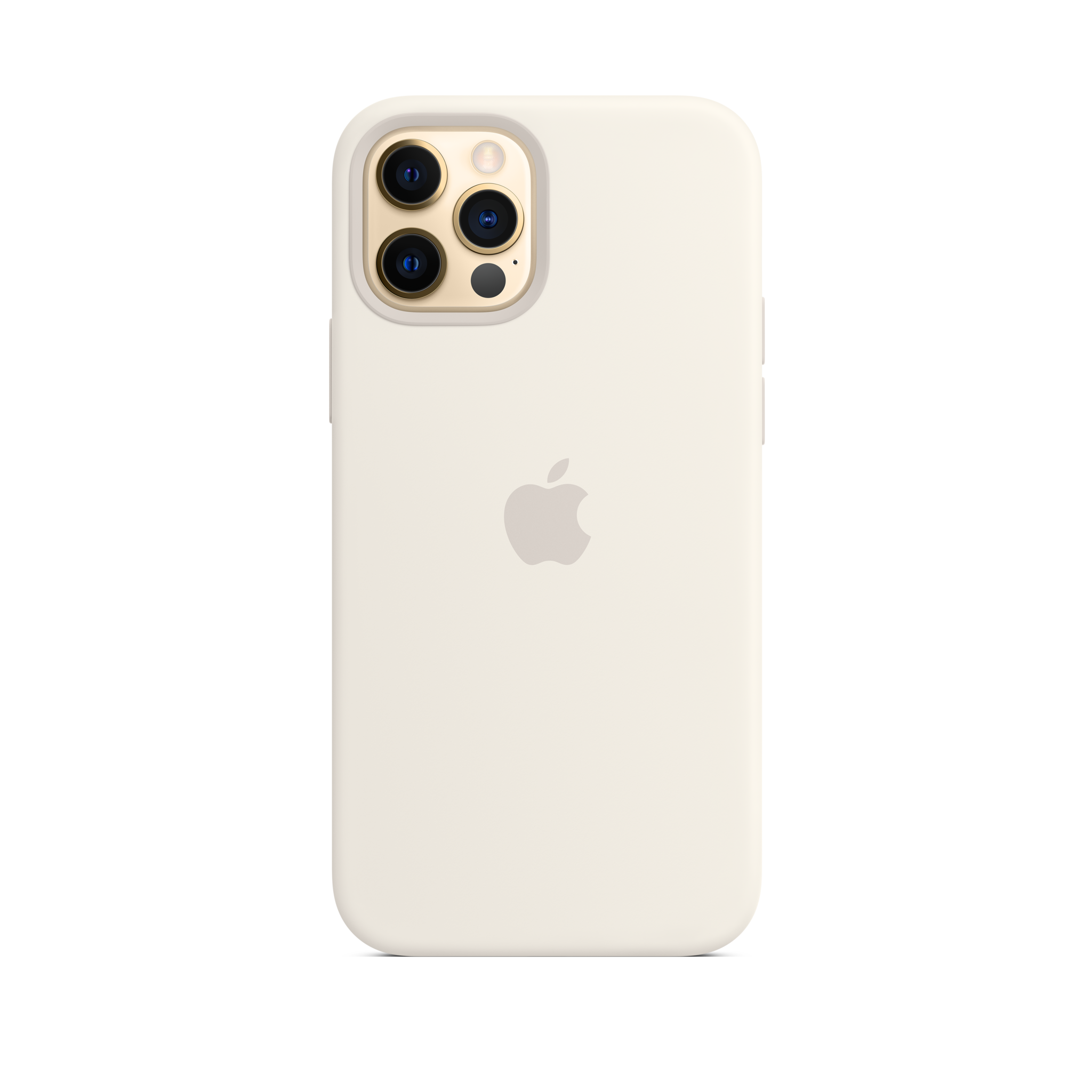 iPhone 12 & 12 Pro Silicone Case with MagSafe — White