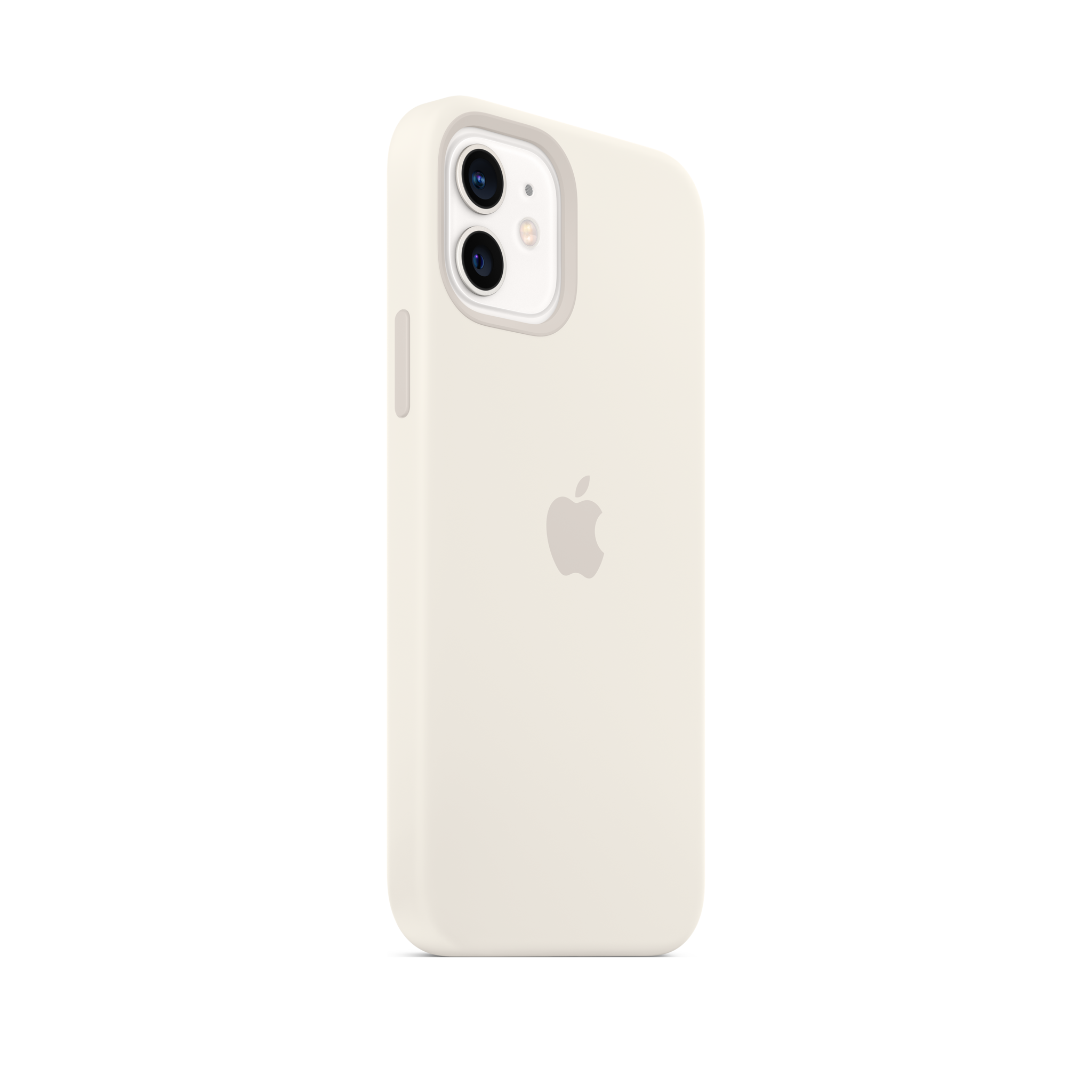 iPhone 12 & 12 Pro Silicone Case with MagSafe — White